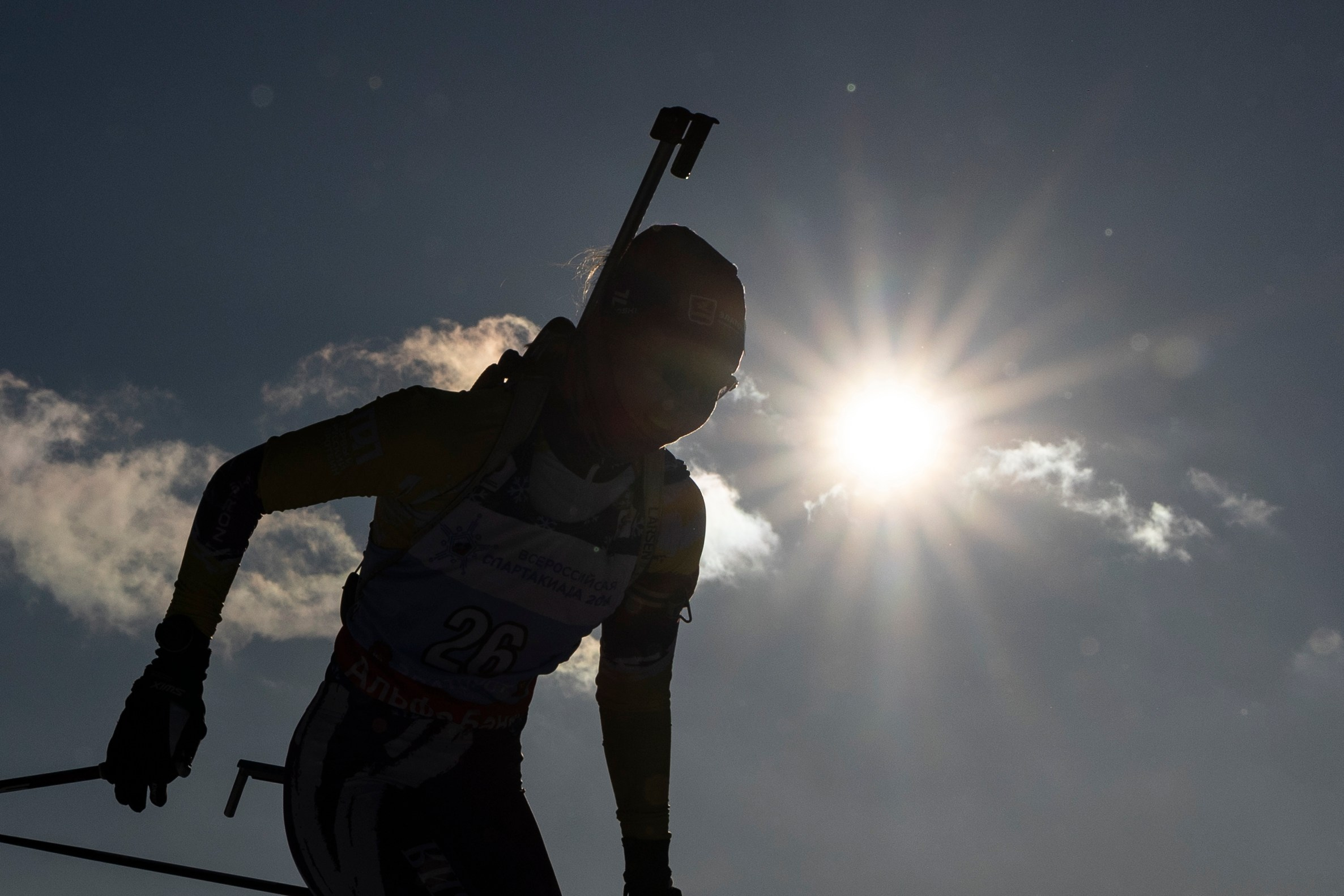 Всероссийская спартакиада по биатлону. Спринт. Женщины. Спортивный репортажный фотограф Казань Нафис Сиразетдинов