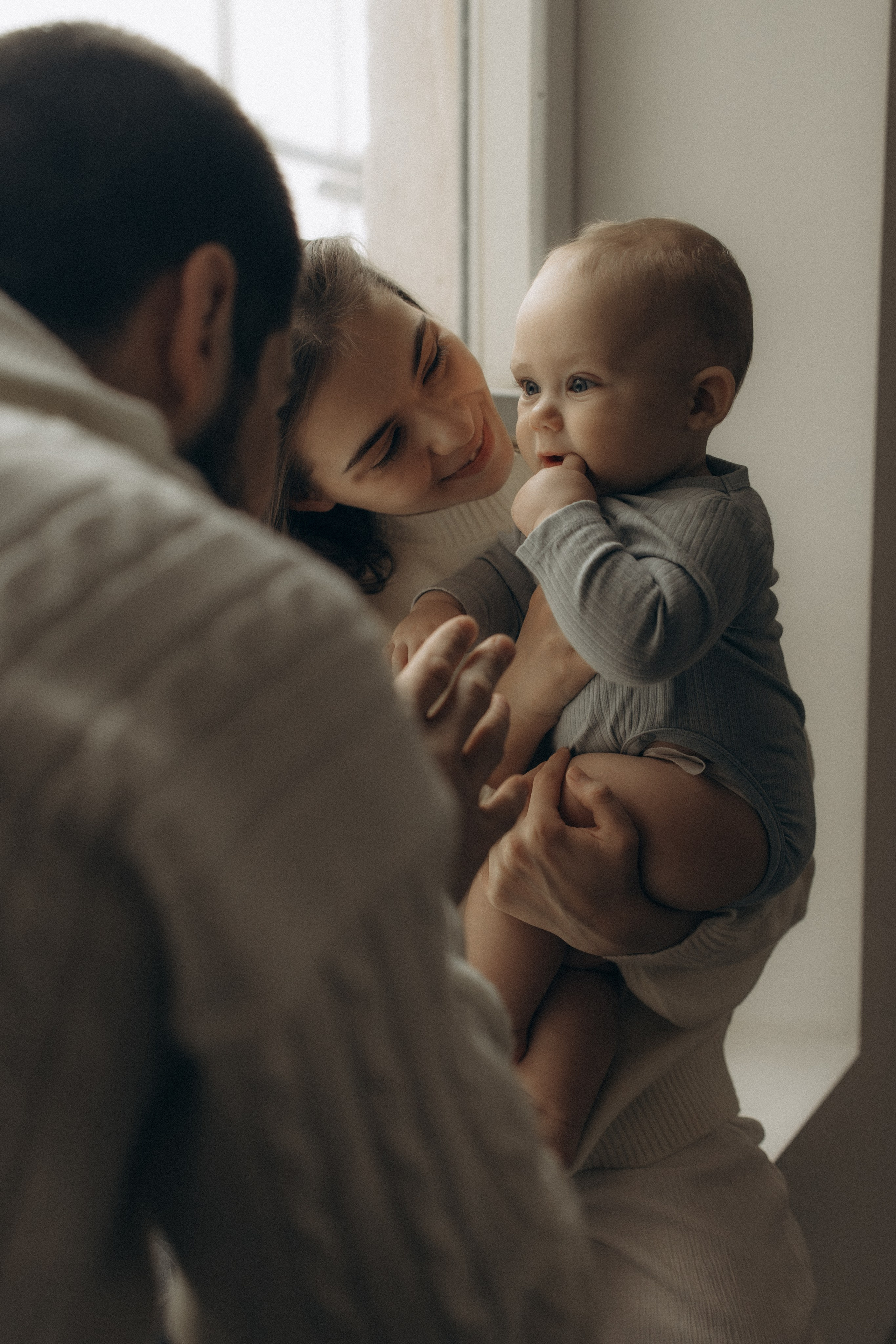 Семейная фотосессия в студии. Семейный фотограф Москва Юлиана Фетисова