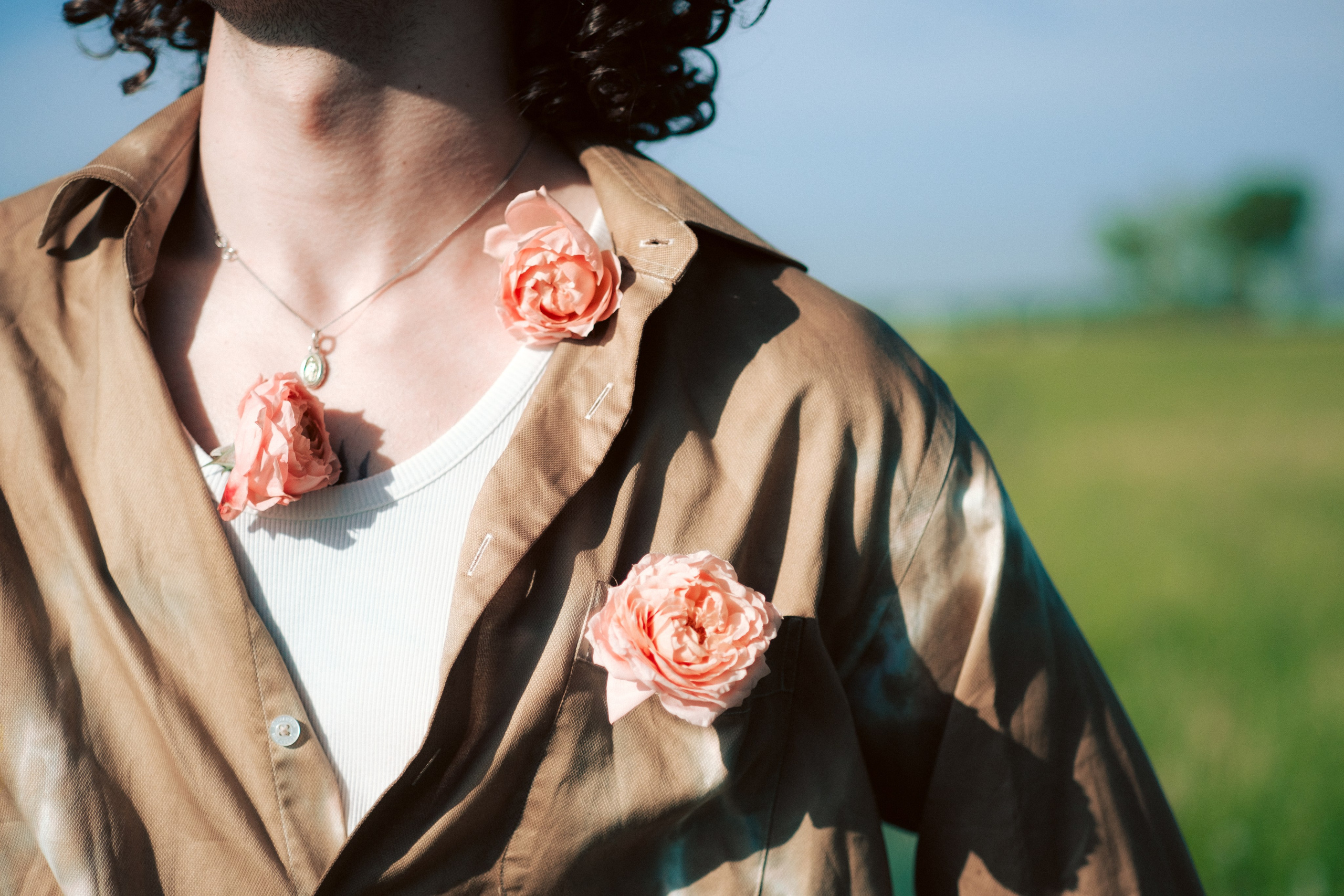 Костя. Съёмка с цветами в поле. Lickord