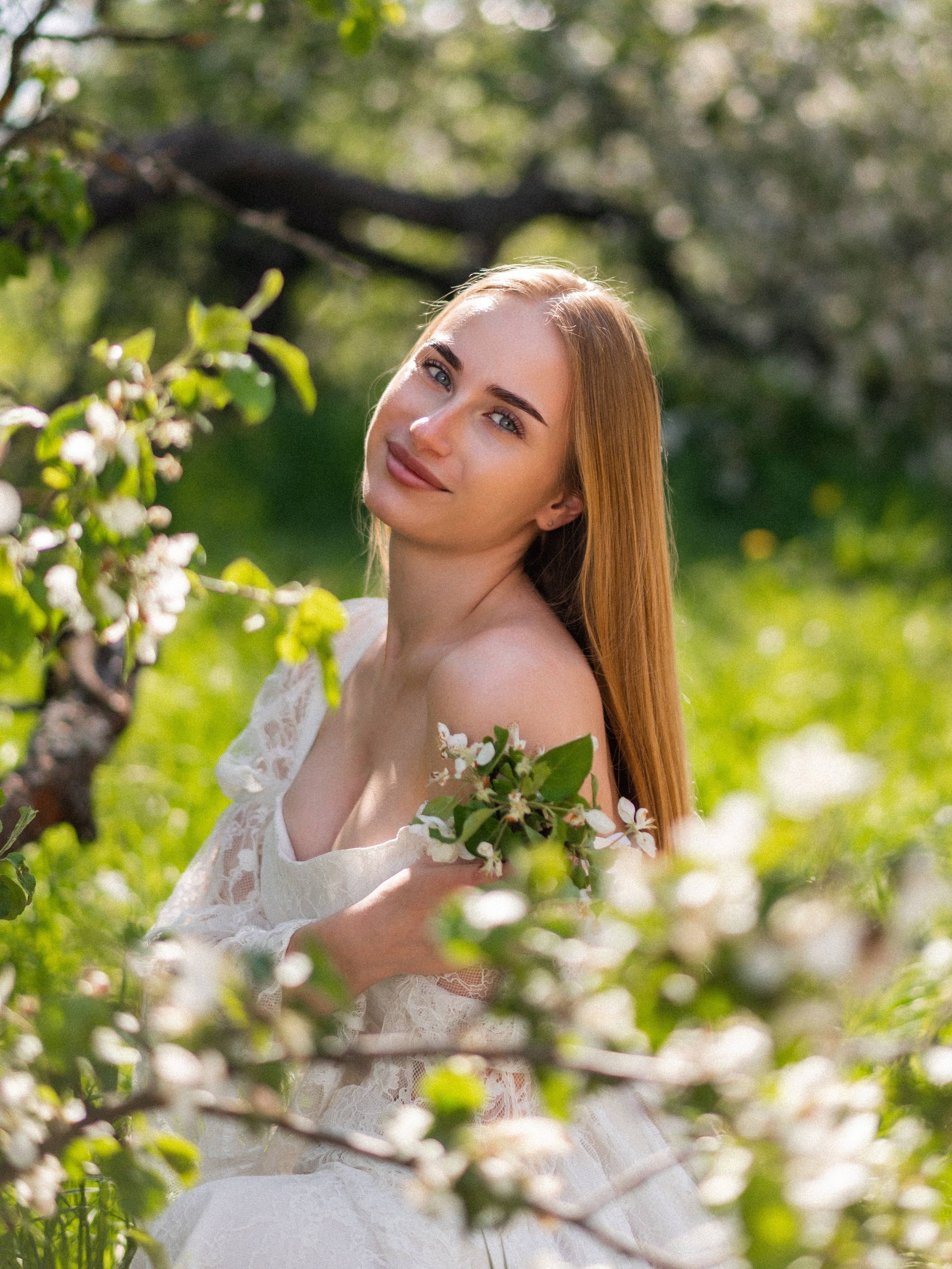 Ксения — фотосессия в весеннем стиле. Фотограф Москва