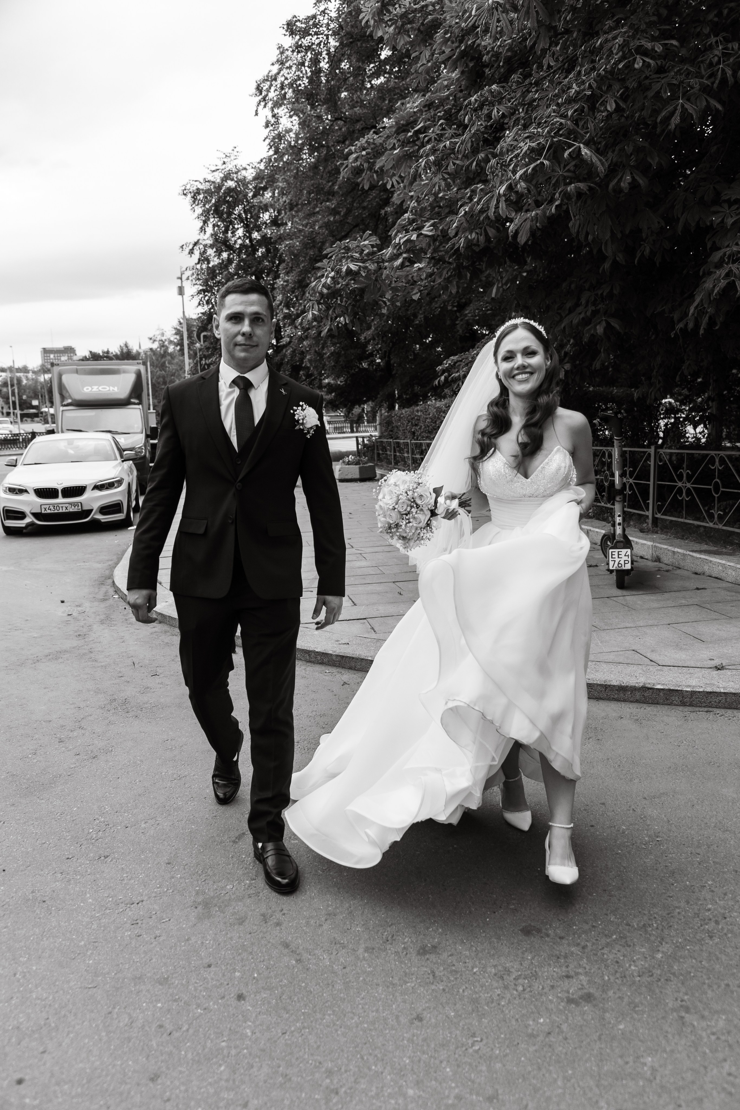 Свадебная фотосессия Высотка на Кательнической набережной. Фотограф Антон Стренковский. Свадебная хроника в Москве