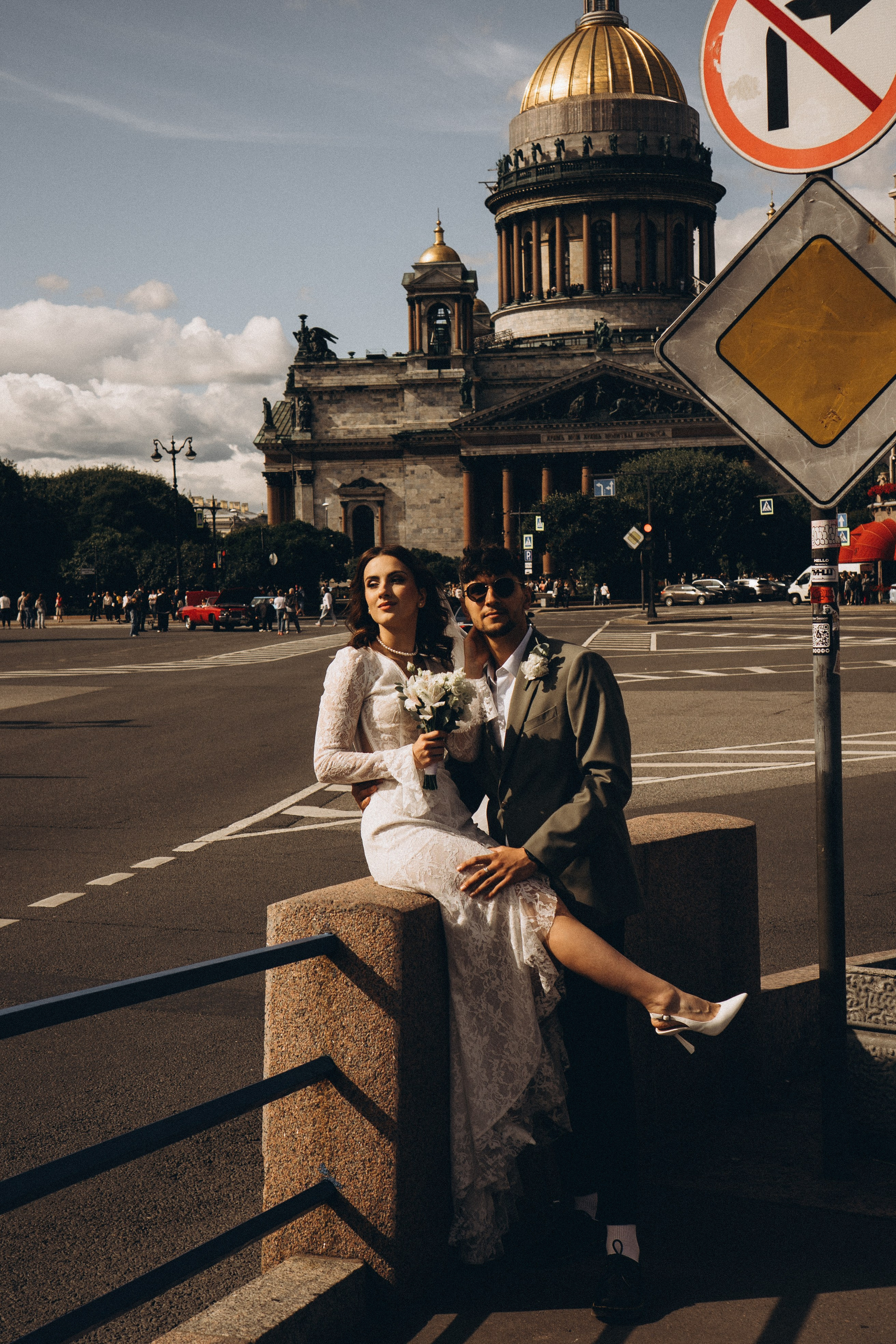 СВАДЕБНАЯ ПРОГУЛКА ВОЗЕ ИСАИКЕВСКОГО СОБОРА АСТОРИИ И ЗАКОНОДАЛЕТНОГО СОБРАНИЯ. Профессиональный фотограф, Санкт-Петербург — Виктория Богомолова