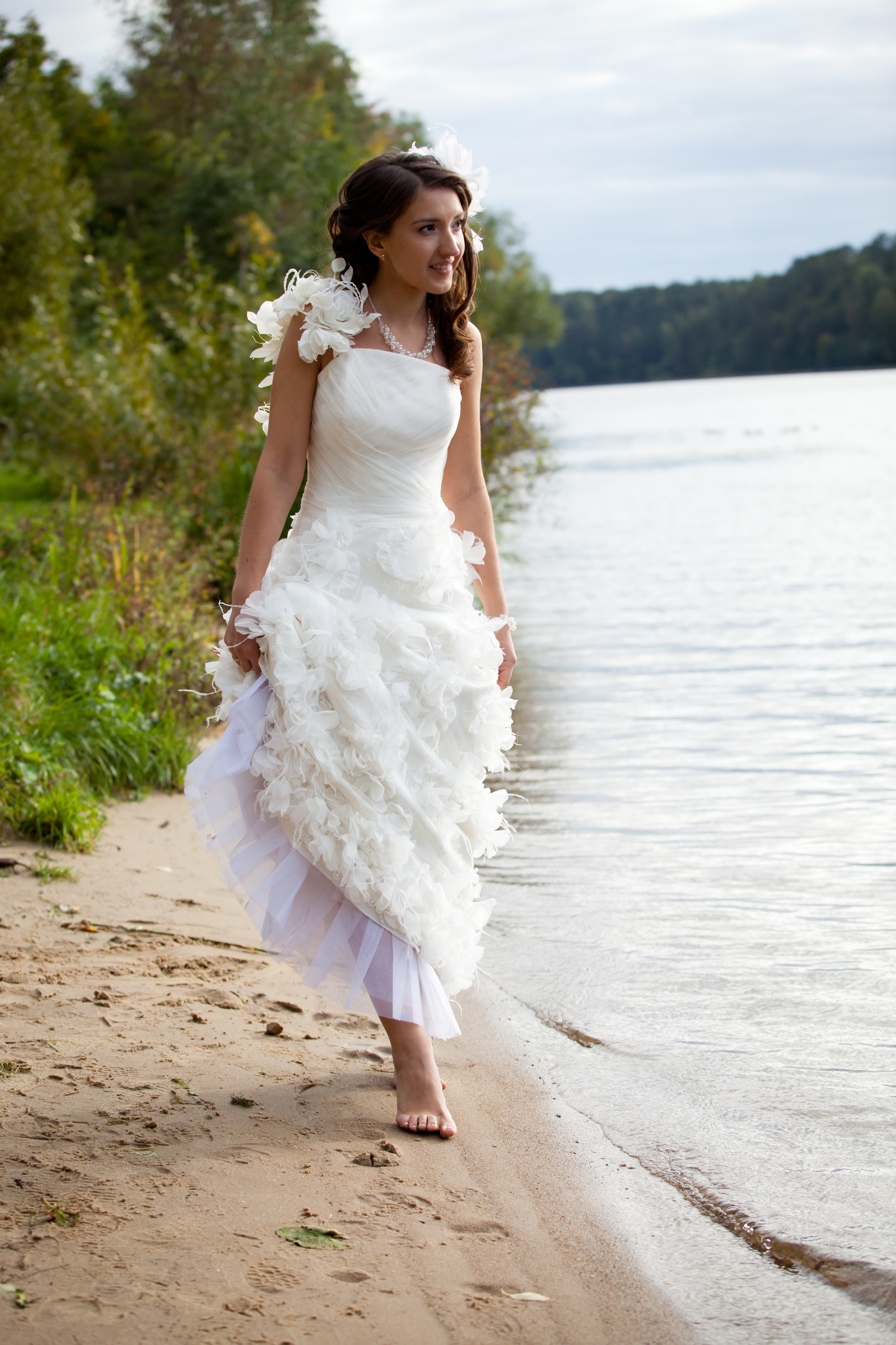 Съемка свадьбы в Серебряном бору. Фотографы в Москве Светлана Устинова и Сергей Грачев