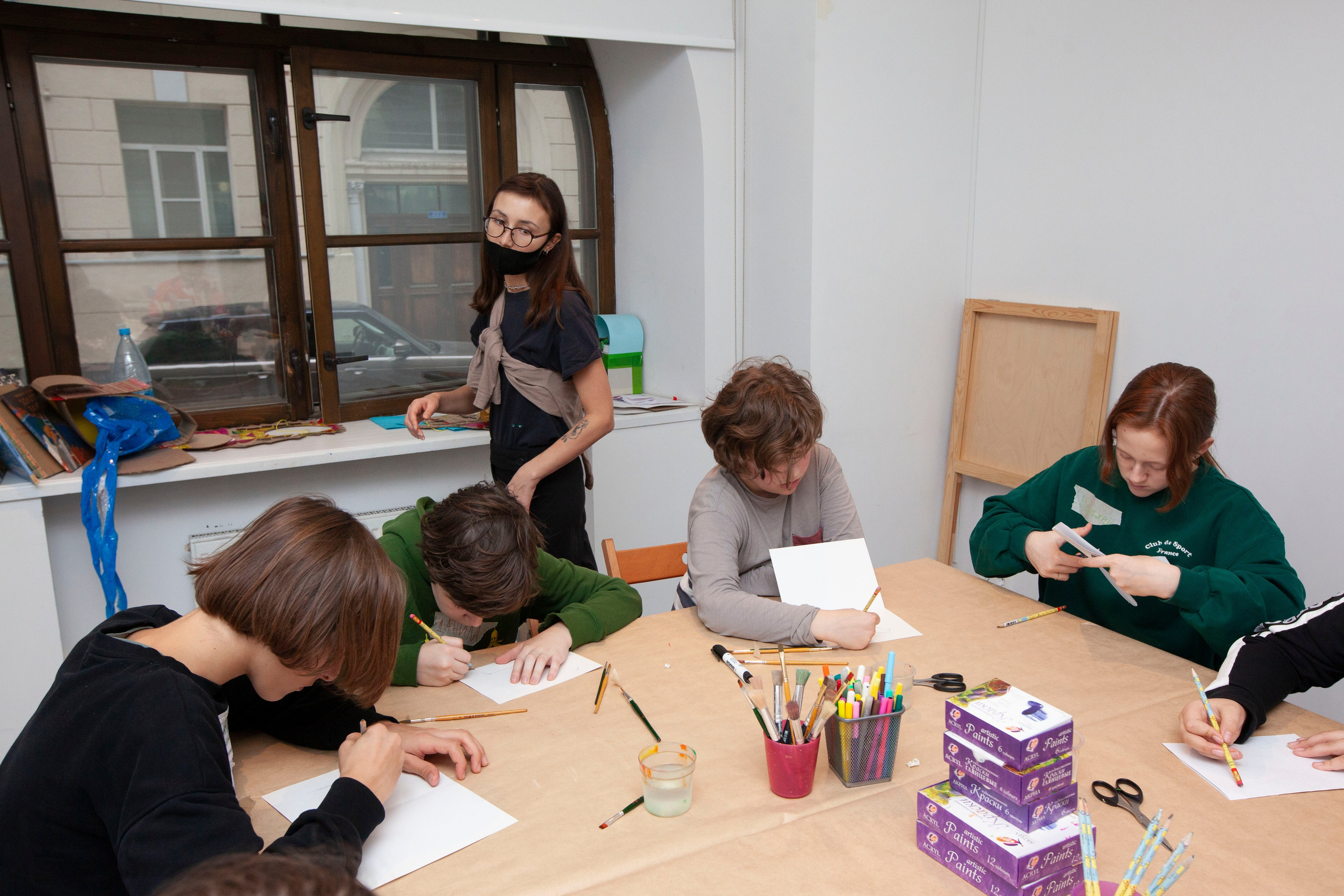 Детский мастер-класс в ММОМА. Stanislav Baryshev — People. Emotions. Atmosphere