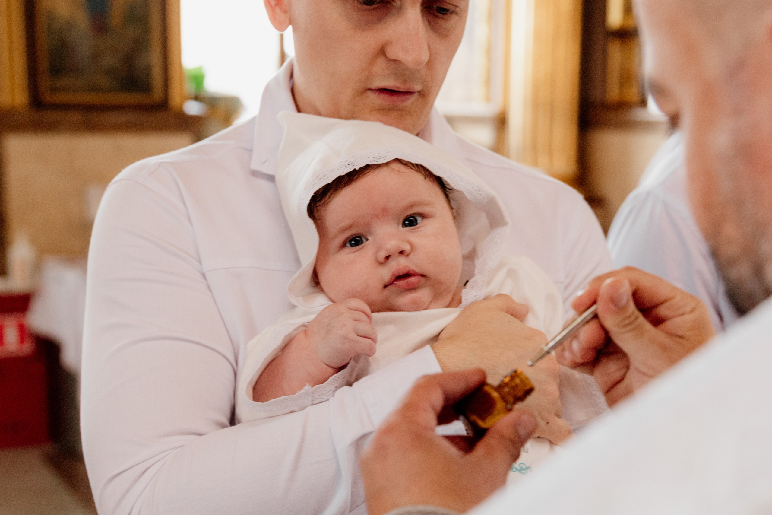 Крещение Ивана. Семейный фотограф документалист в Пензе Лопатинская Татья