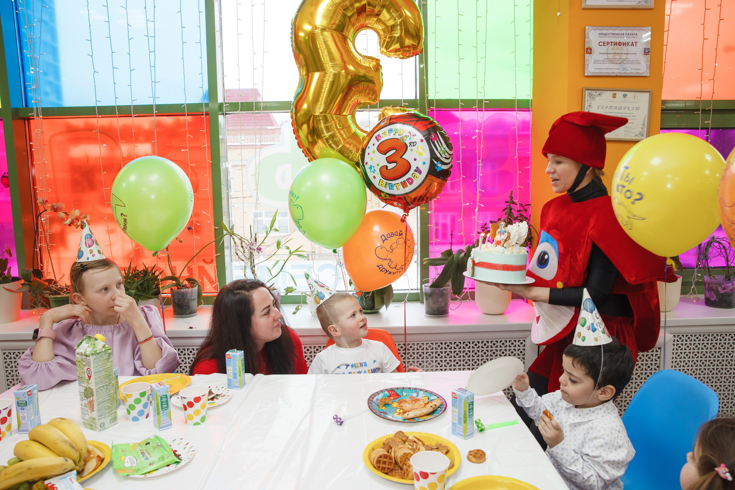 Детский День Рождения, Мише 3 годика, «Мультяшка». Свадебный и репортажный фотограф (Москва, Королев и другие)