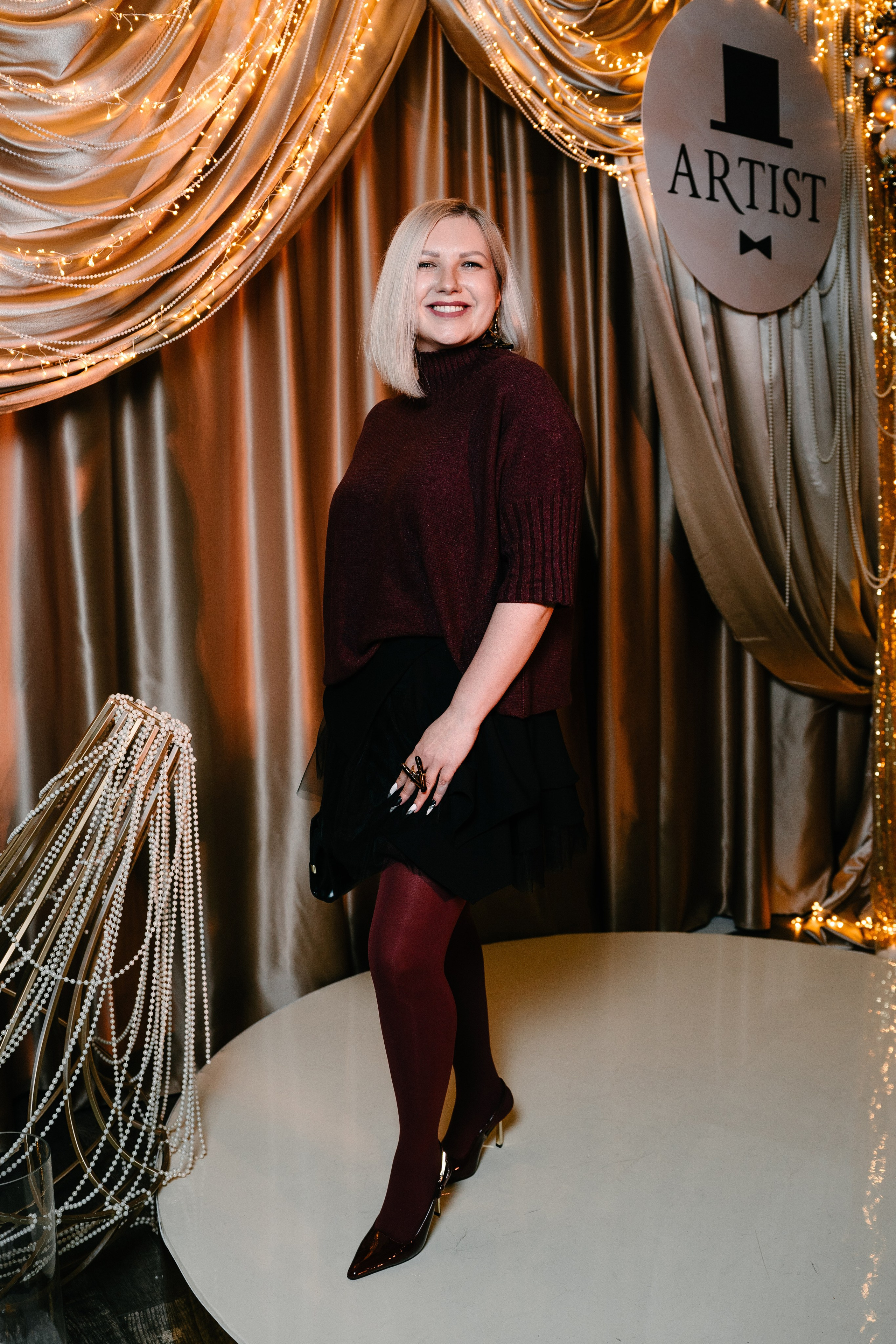 Новогодний вечер в Артисте. Свадебный и семейный фотограф в Воронеже Анастасия Бойко