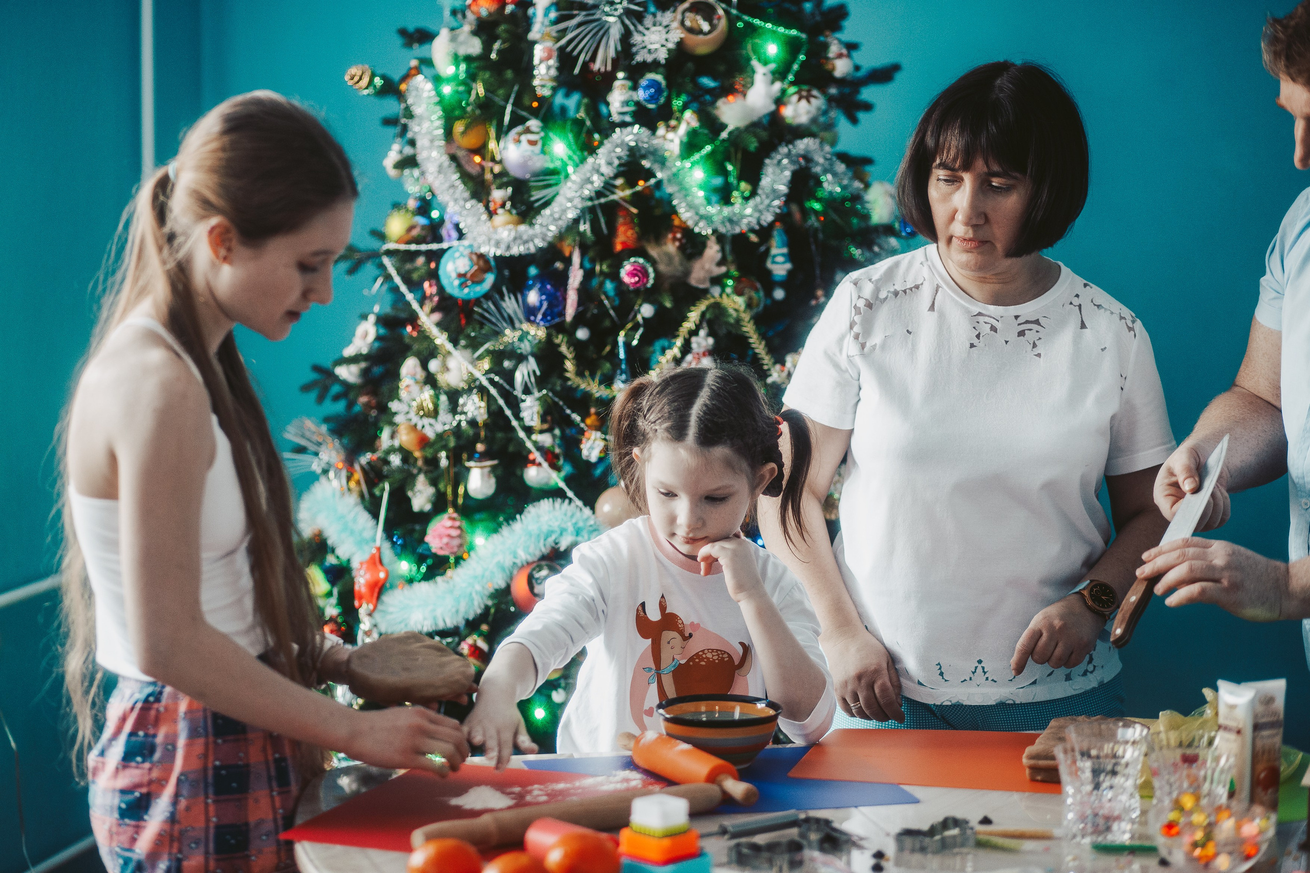 Домашняя фотосессия - Печем печенье. Семейный и женский фотограф Кемерово Мария Степ