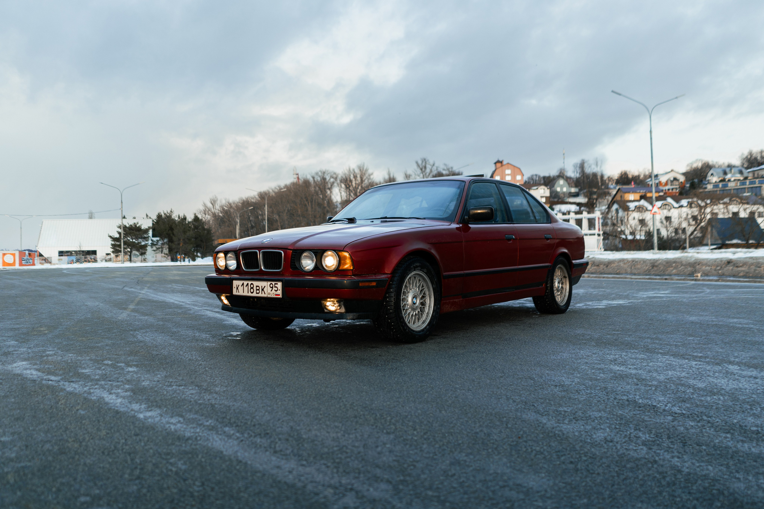 Автомобильная фото-сессия BMW 540i E34 в Калуге