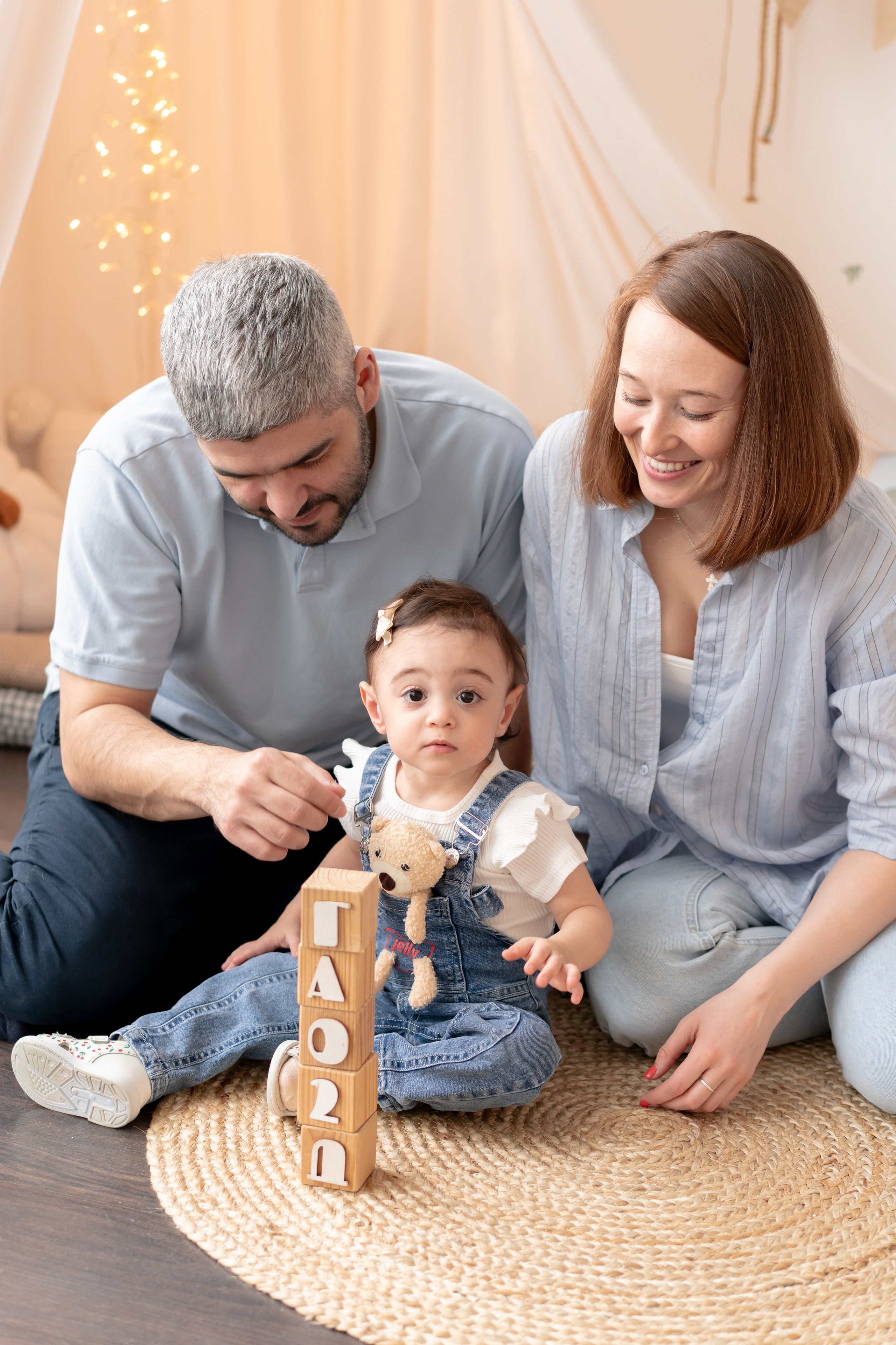 Анютке 2 года!. Детская, семейная фотостудия в Санкт-Петербурге ТЕПЛО