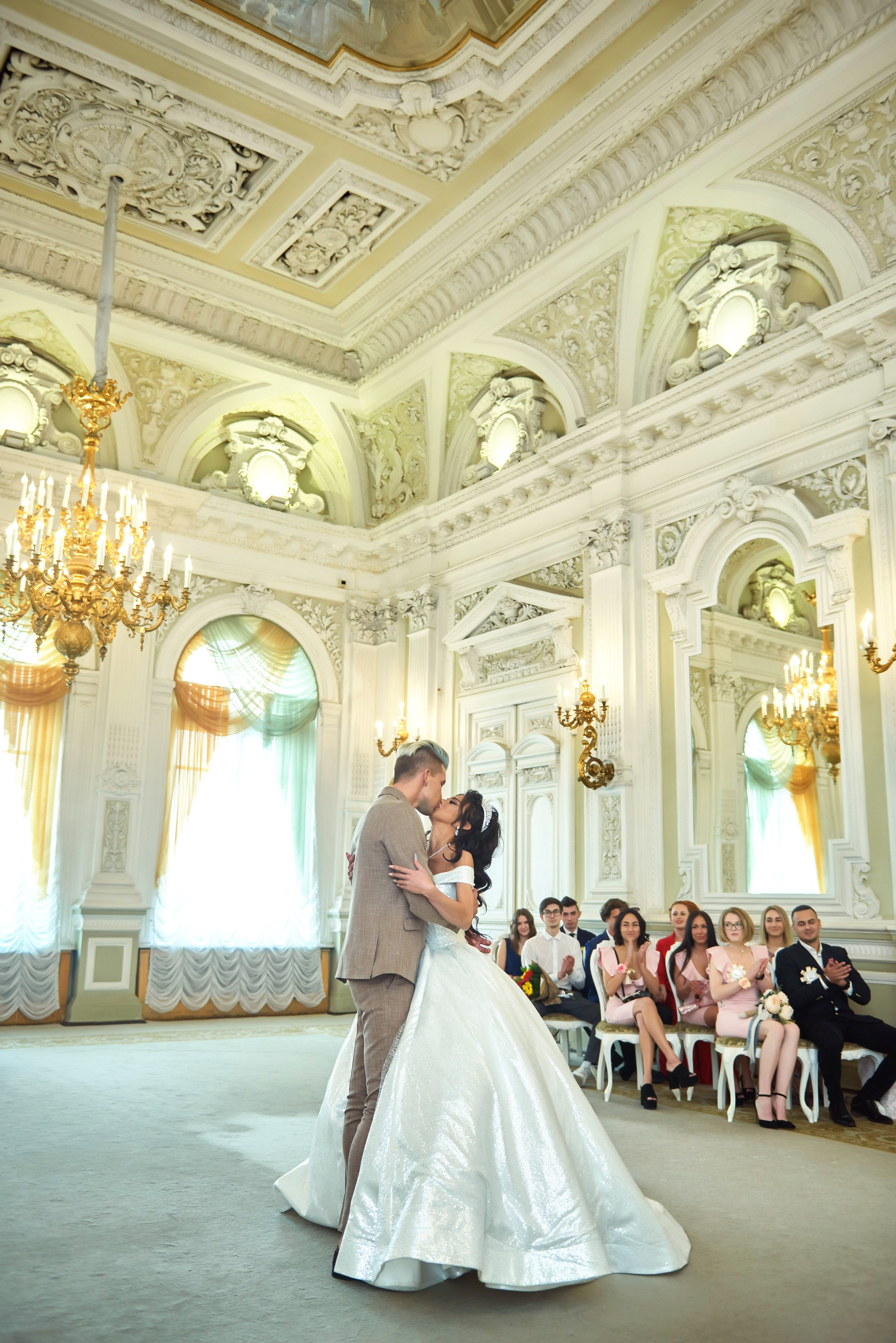 Михаил и Анна (Первый Дворец Бракосочетания России на Английской набережной 28). Портретный, семейный и свадебный фотограф в Санкт-Петербурге и в Пушкине Ширяев Денис