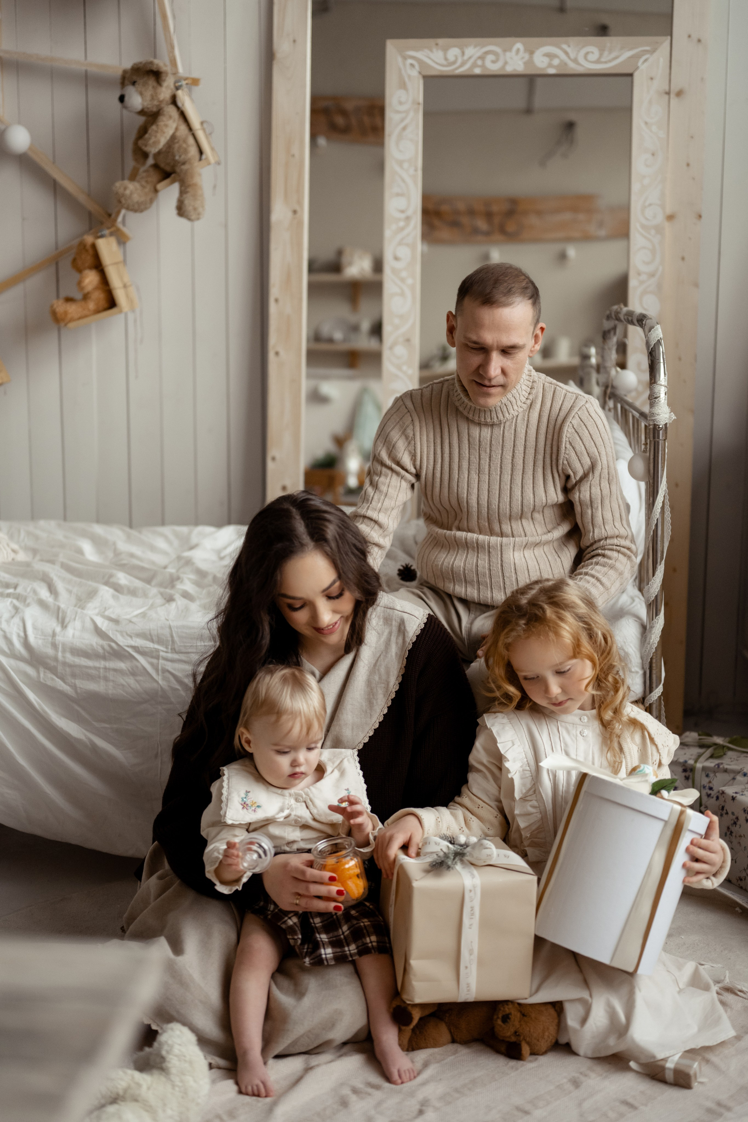 Мастерская. Юлия, Адель, Алисия и Дмитрий. Свадебный и семейный фотограф в СПб Валерия Фомичева