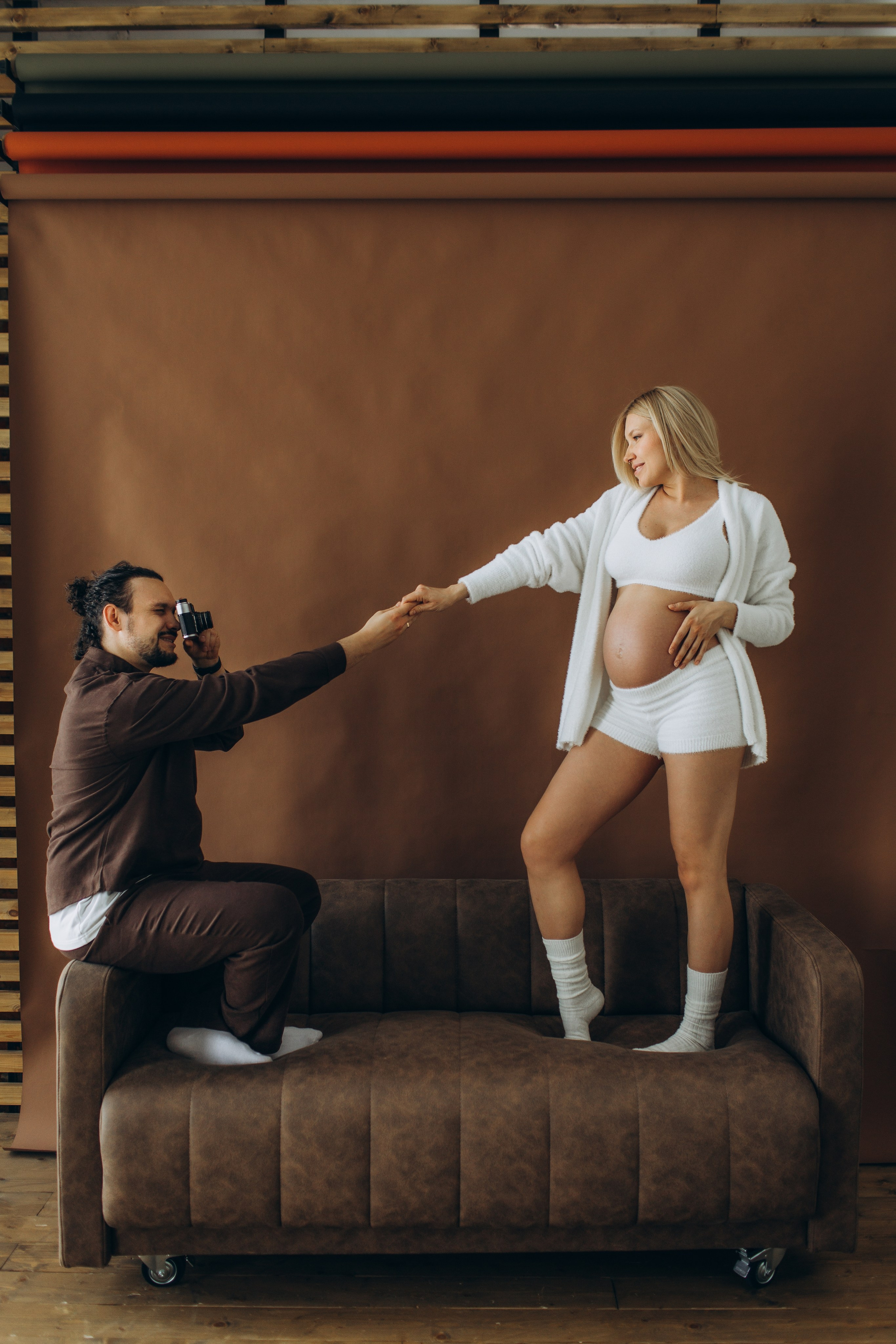 Фотосессия беременности съемка в ожидании. Фотограф Владимир Москва