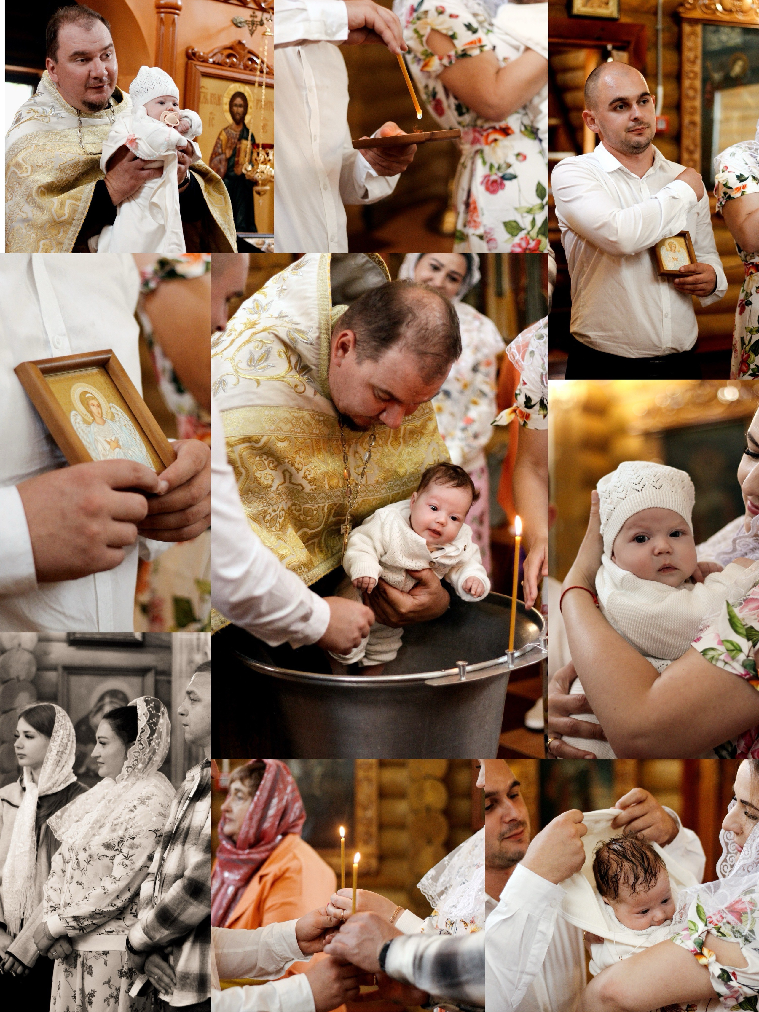 Таинство крещения. Photography Eva