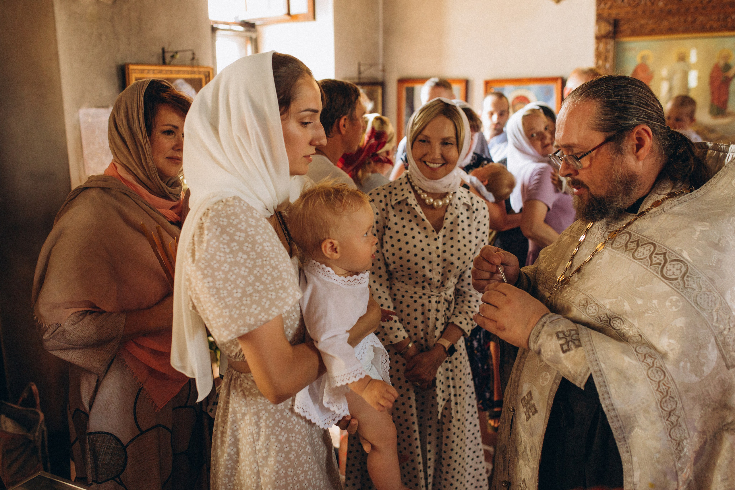 Крещение Марии. Семейный фотограф в Обнинске