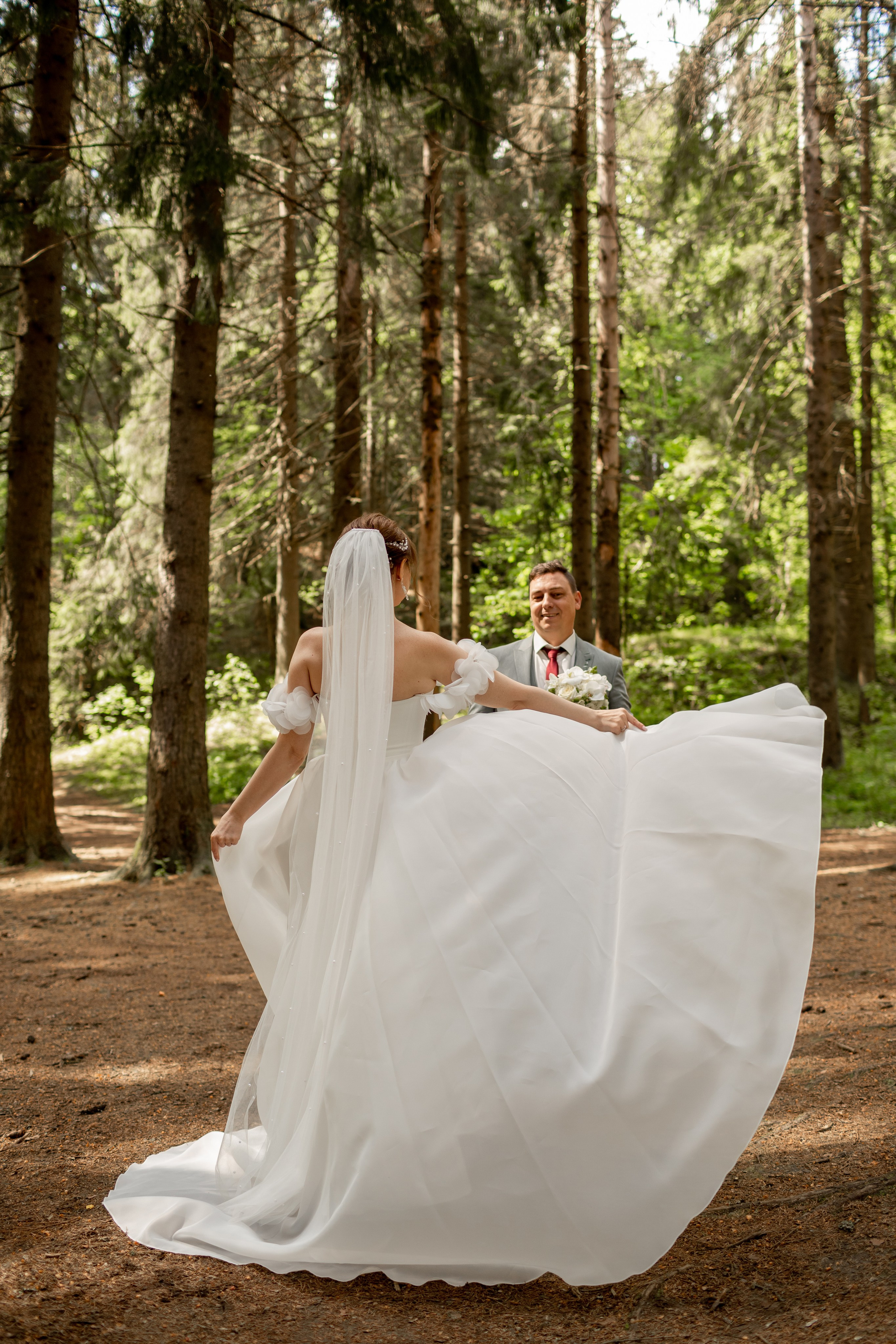 Свадебная фотосессия на загородной площадке. Свадебный фотограф Кирилл Белый