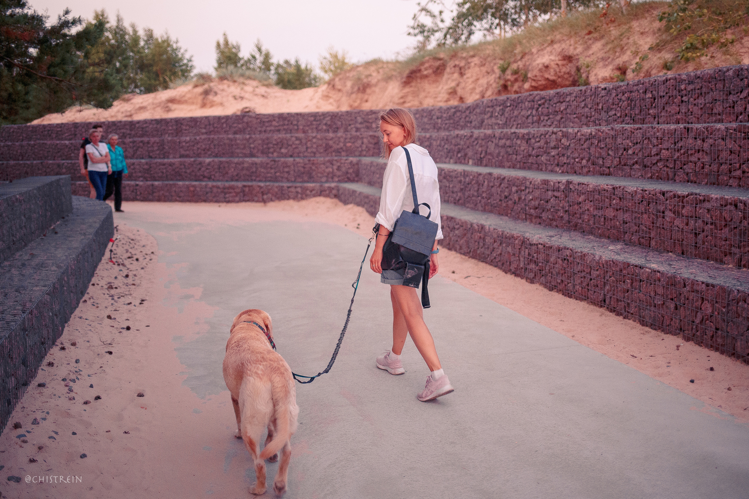 Маша и лабрадор Арни. Фотограф-анималист Наталия Чистюхина в г. Сосновый Бор и ЛО