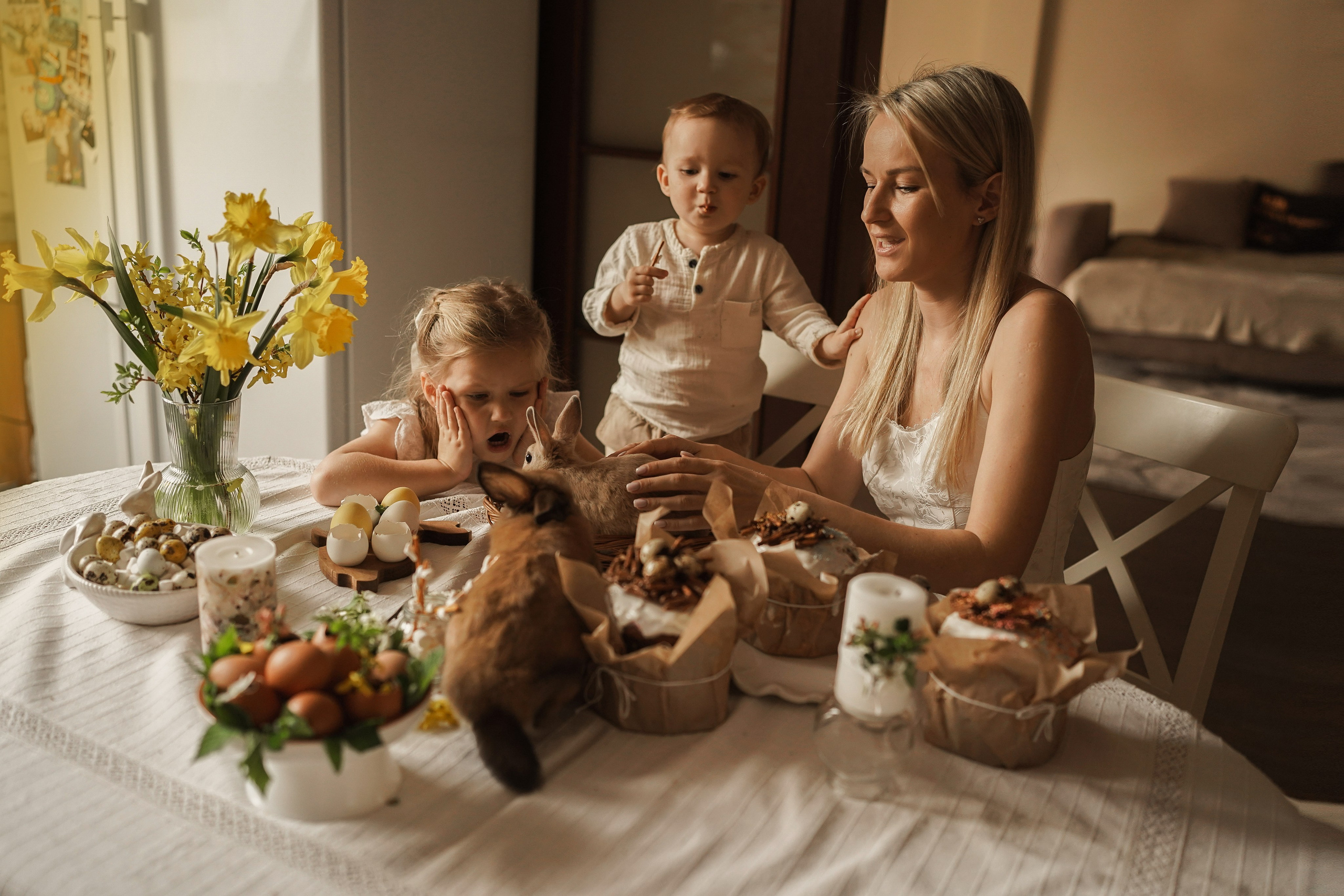 «Накануне Светлой Пасхи». Фотограф материнства Лена Олюнина Фотограф Калининград