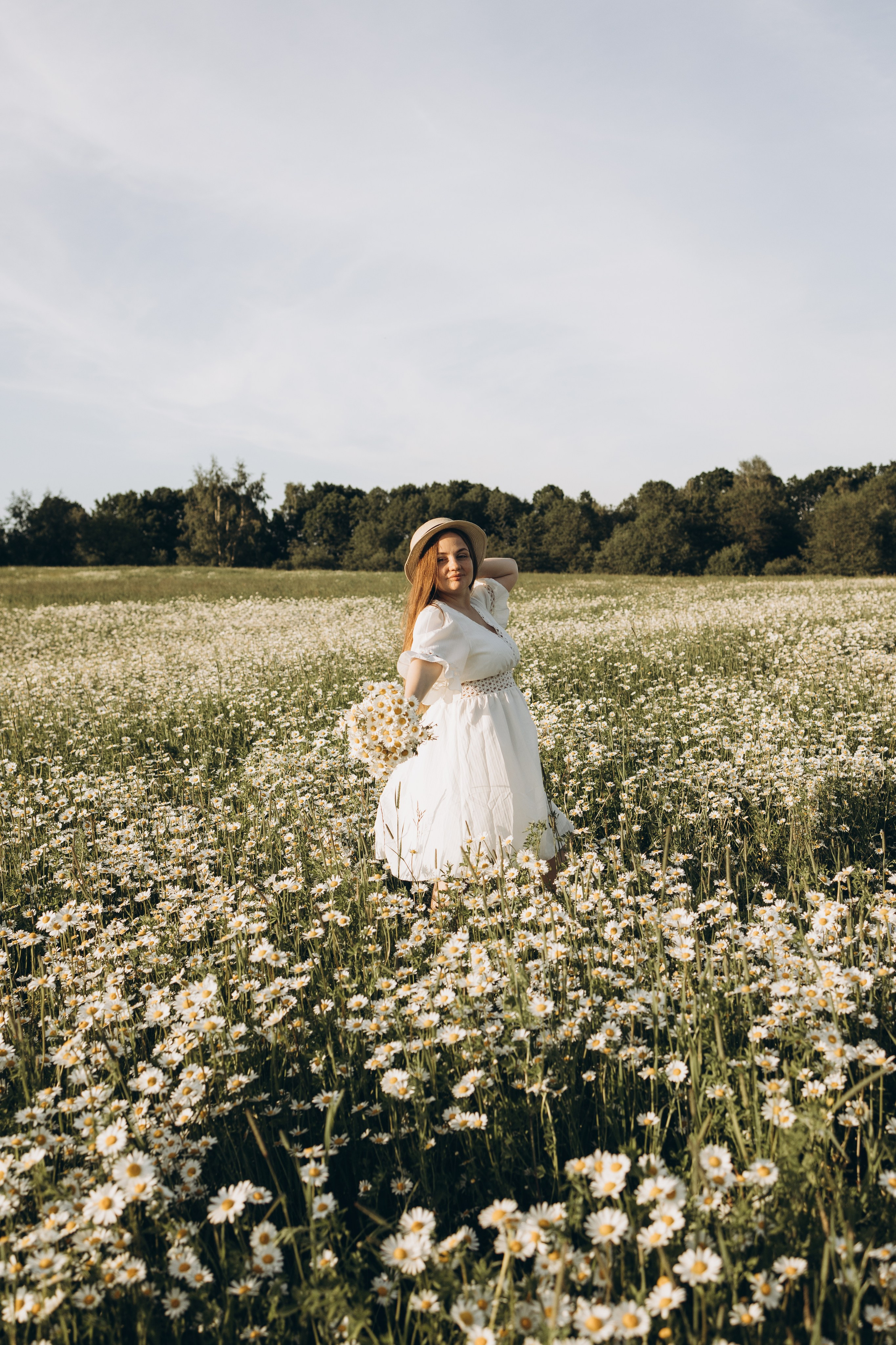Маша и ромашки. Семейный фотограф в Москве Виктория Ястребинская