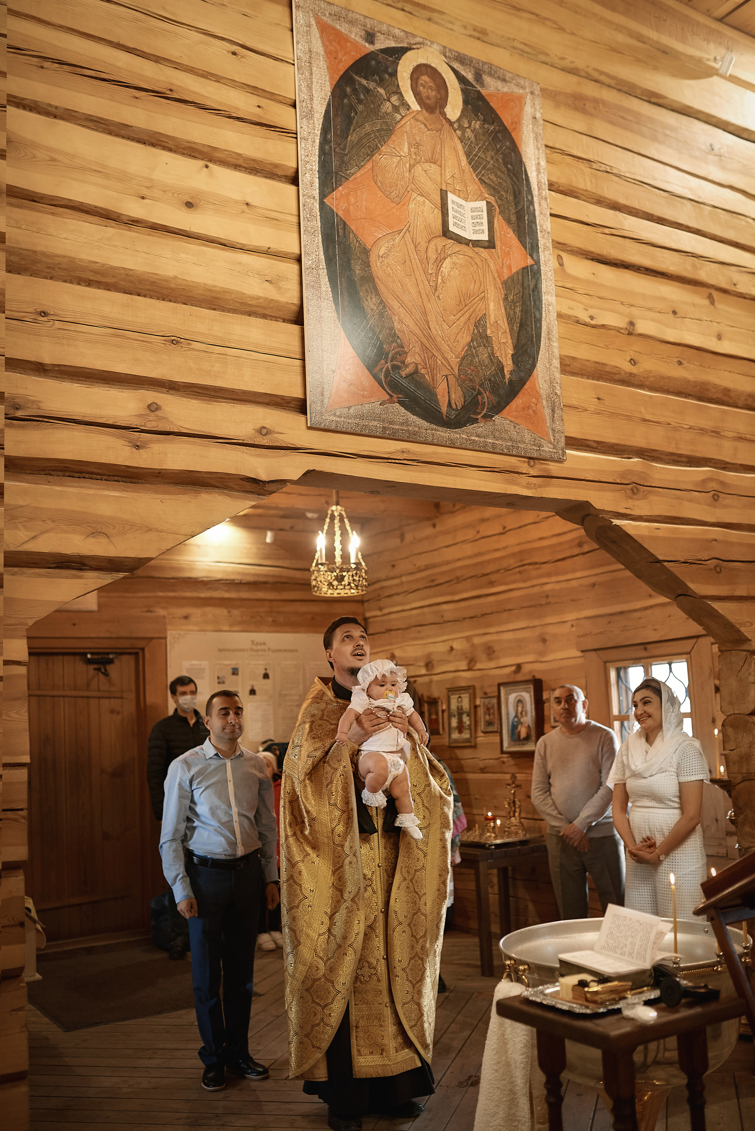 Крещение Евангелины в Храме Сергия Радонежского. Семейный фотограф в Ростове-на-Дону Татьяна Литвинова