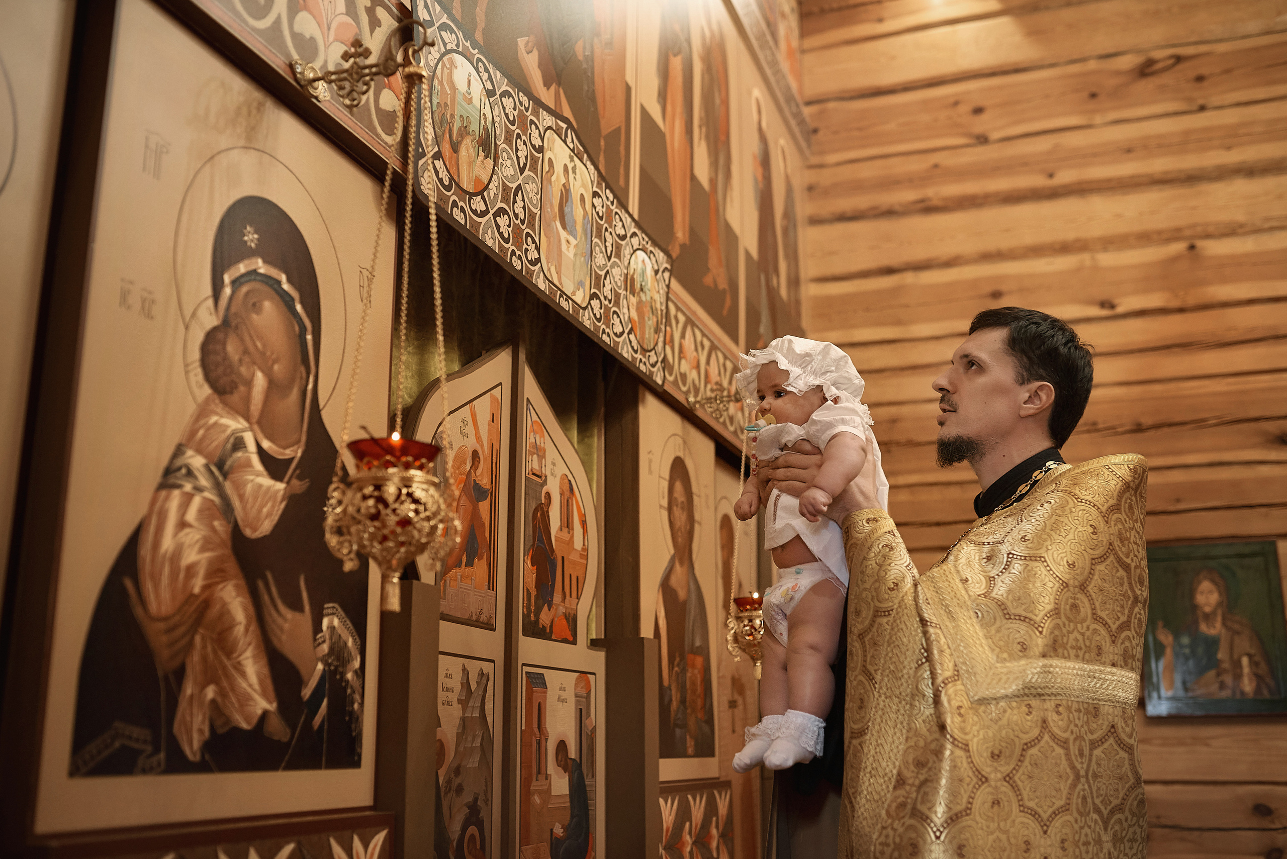 Крещение Евангелины в Храме Сергия Радонежского. Семейный фотограф в Ростове-на-Дону Татьяна Литвинова