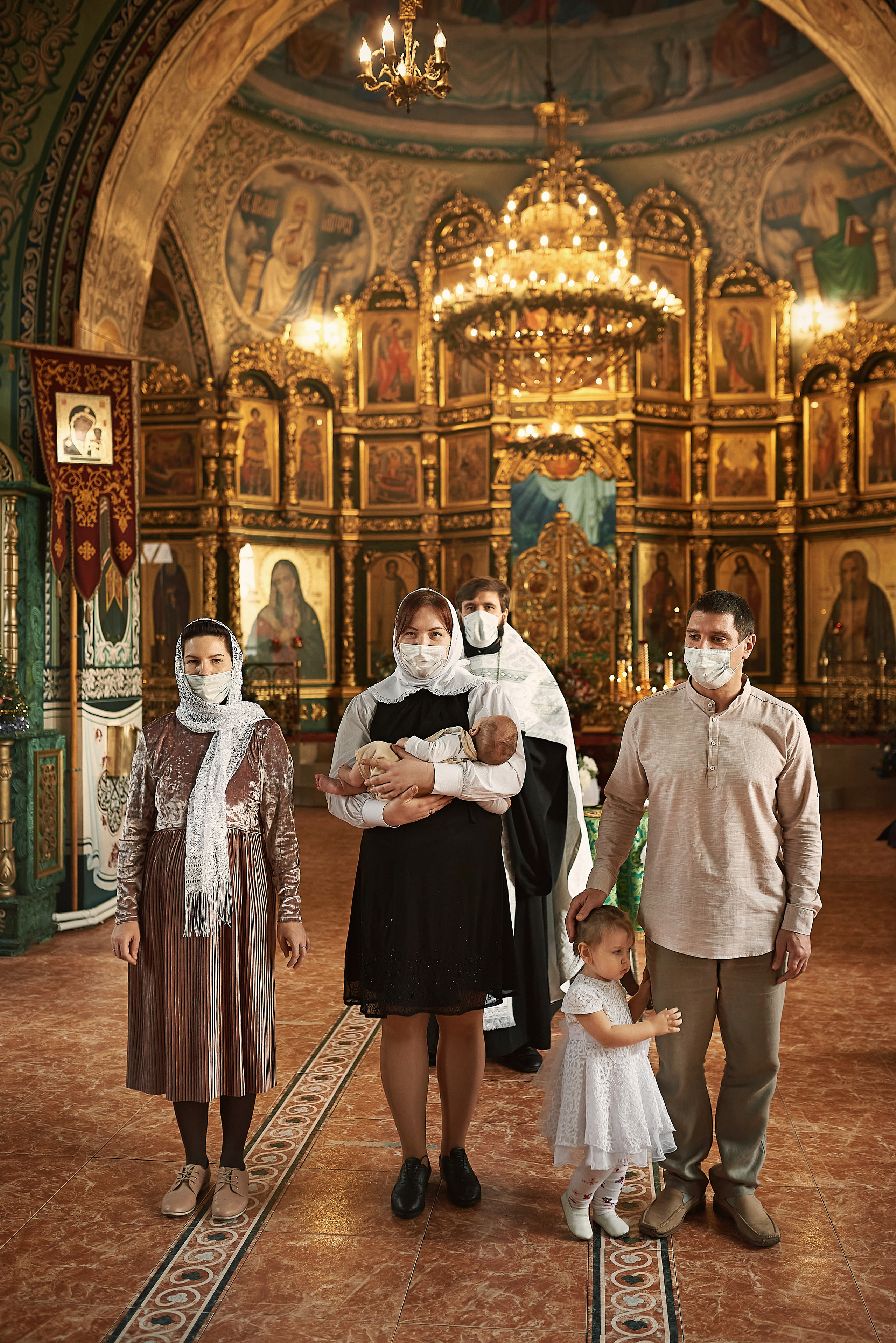 Крещение Евгения в храме преп. Серафима Саровского. Семейный фотограф в Ростове-на-Дону Татьяна Литвинова