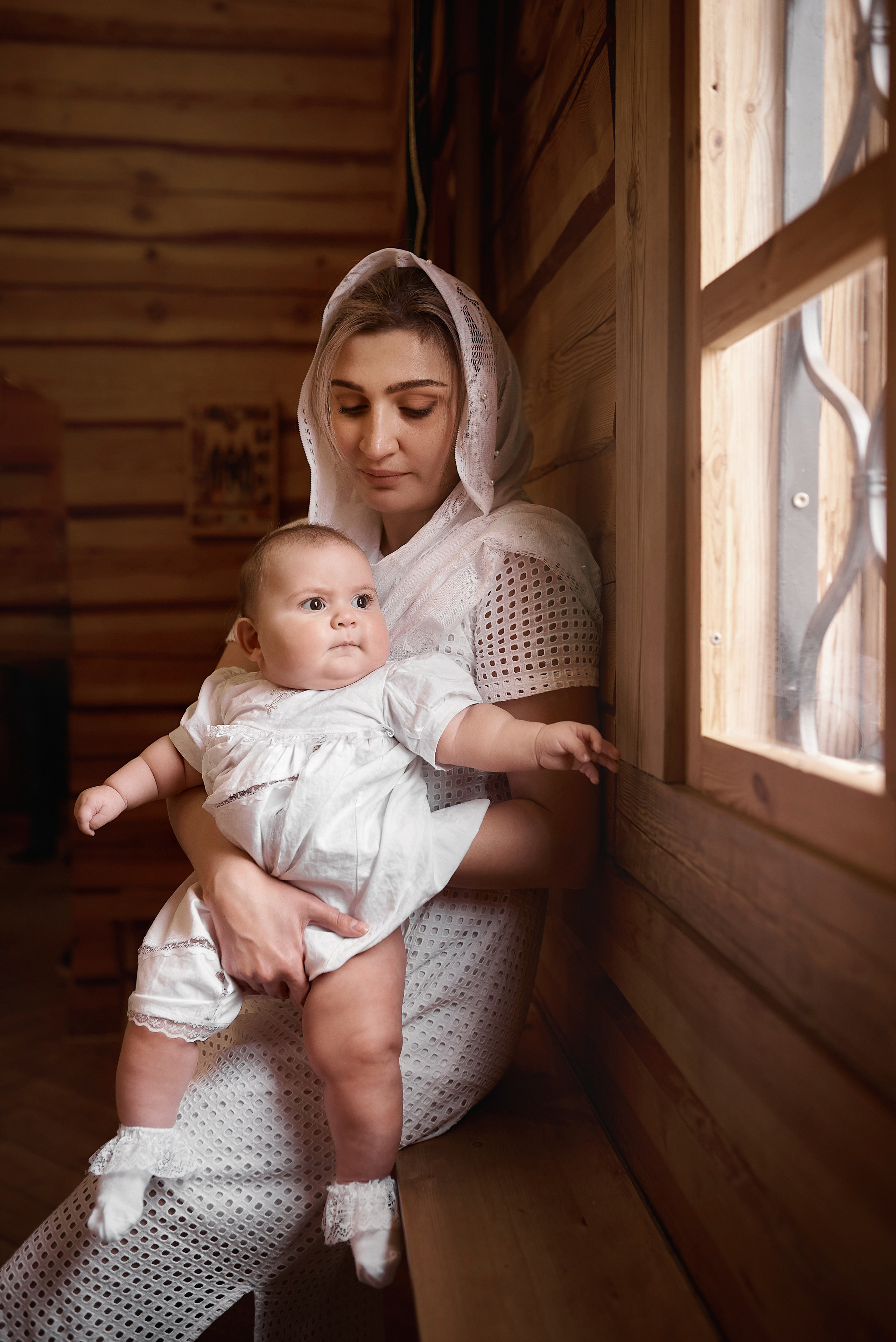 Крещение Евангелины в Храме Сергия Радонежского. Семейный фотограф в Ростове-на-Дону Татьяна Литвинова