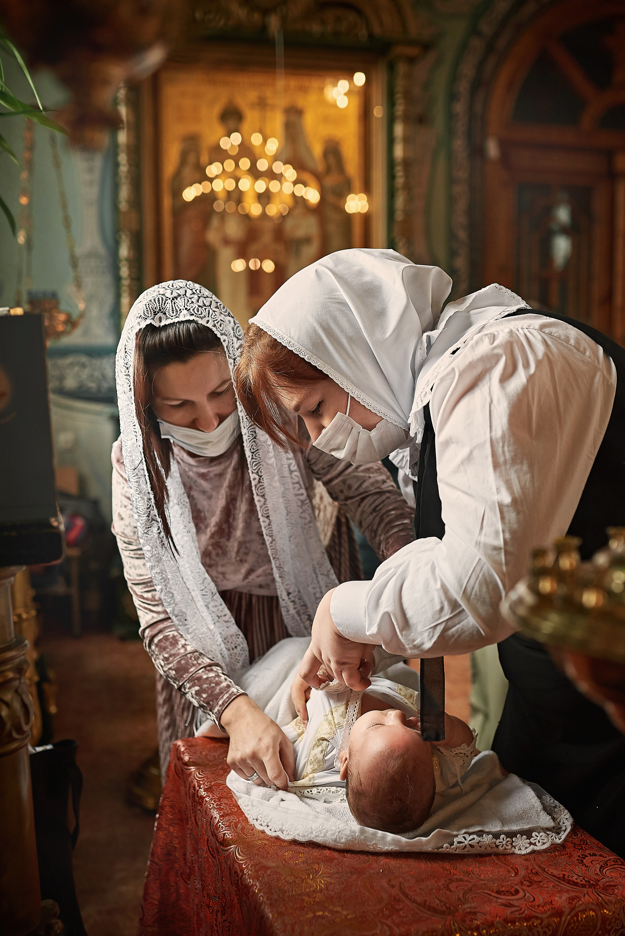 Крещение Евгения в храме преп. Серафима Саровского. Семейный фотограф в Ростове-на-Дону Татьяна Литвинова