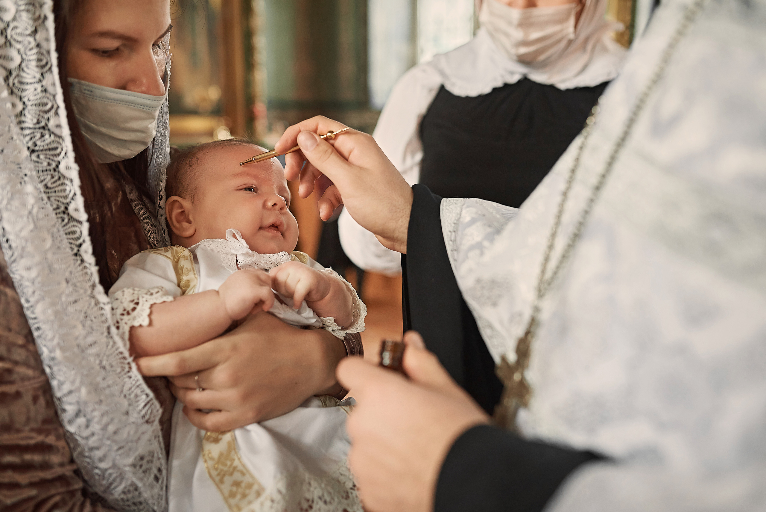 Крещение Евгения в храме преп. Серафима Саровского. Семейный фотограф в Ростове-на-Дону Татьяна Литвинова
