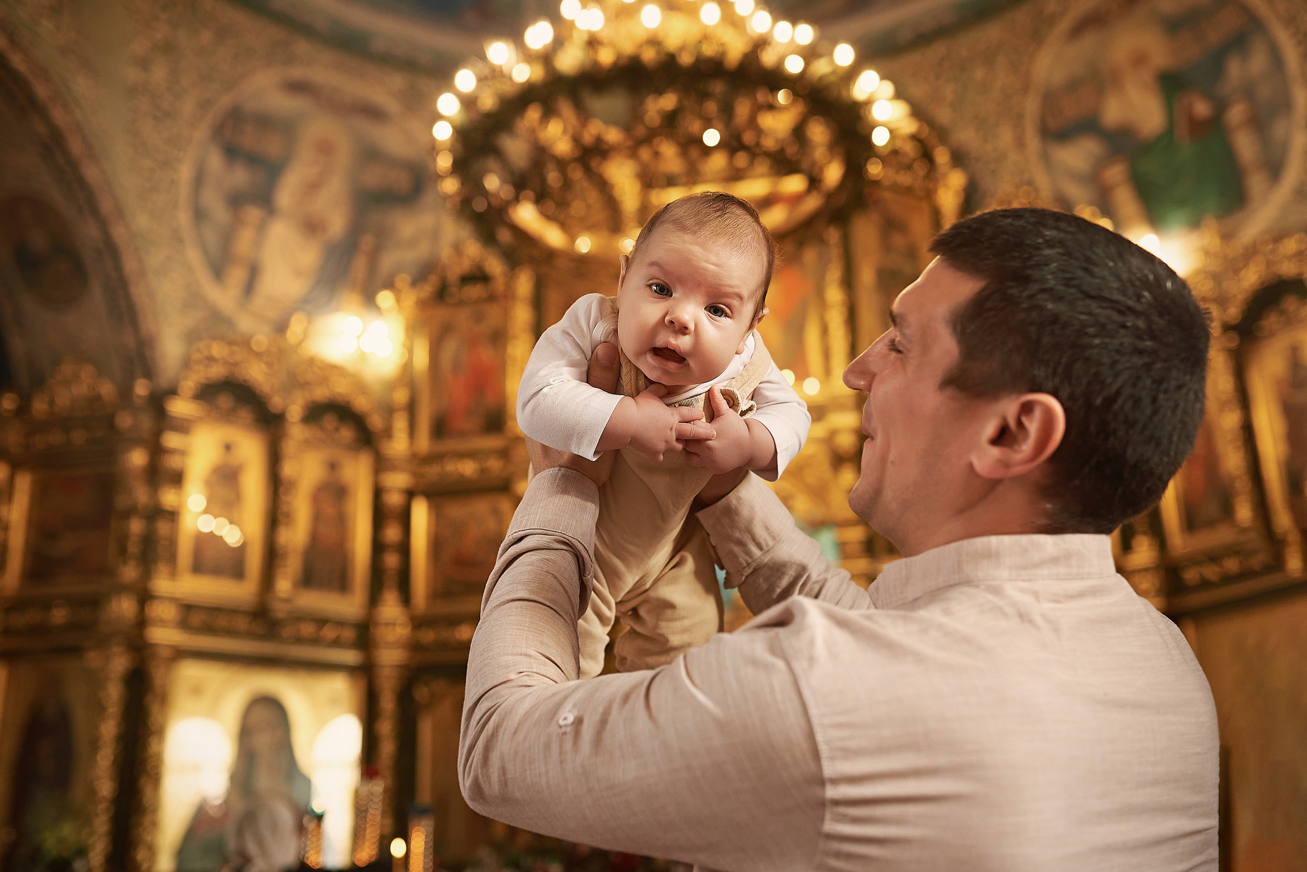 Крещение Евгения в храме преп. Серафима Саровского. Семейный фотограф в Ростове-на-Дону Татьяна Литвинова