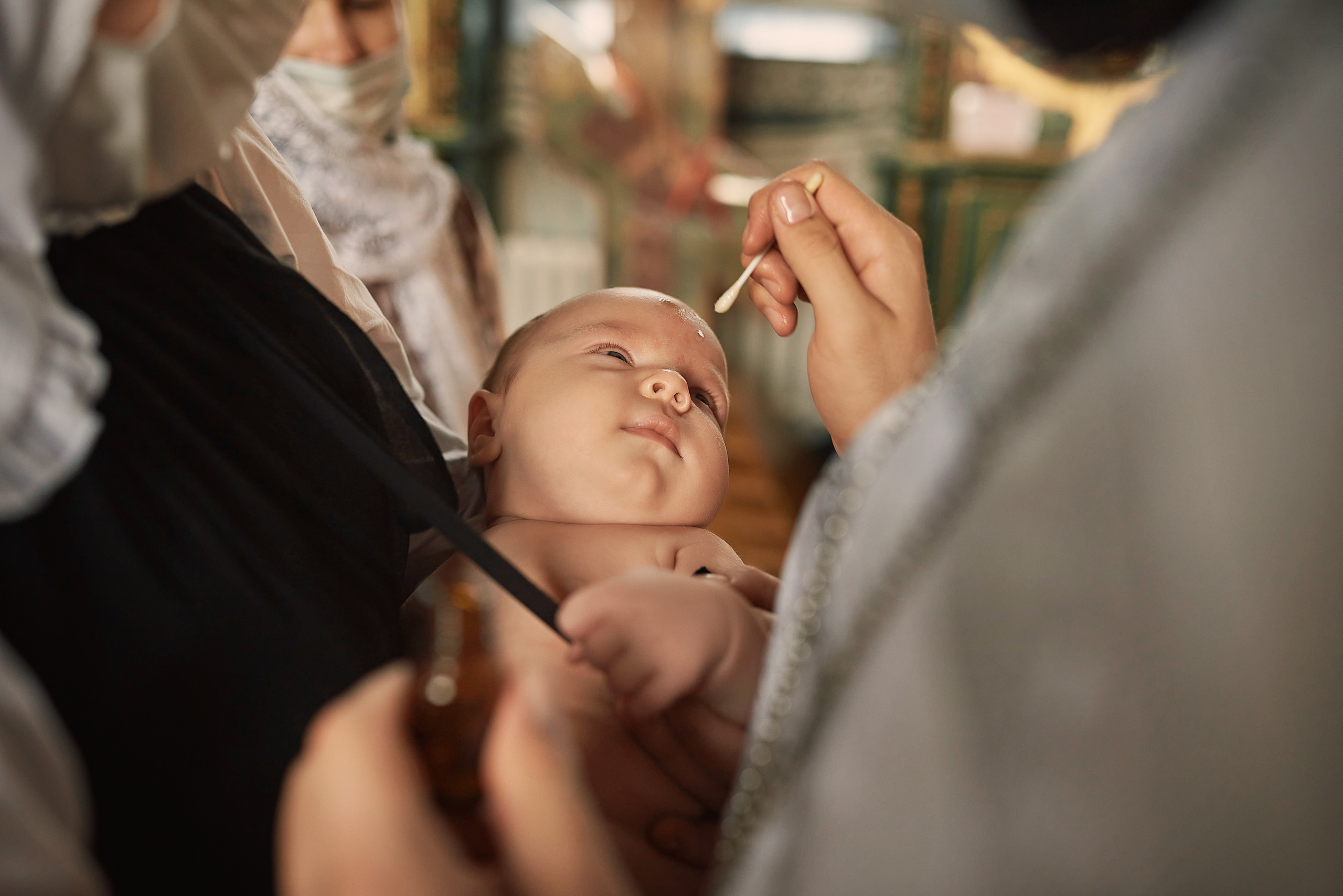 Крещение Евгения в храме преп. Серафима Саровского. Семейный фотограф в Ростове-на-Дону Татьяна Литвинова