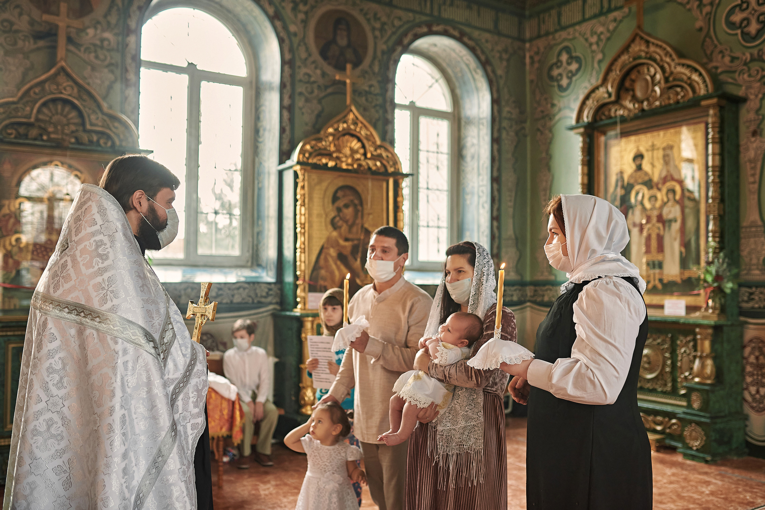 Крещение Евгения в храме преп. Серафима Саровского. Семейный фотограф в Ростове-на-Дону Татьяна Литвинова