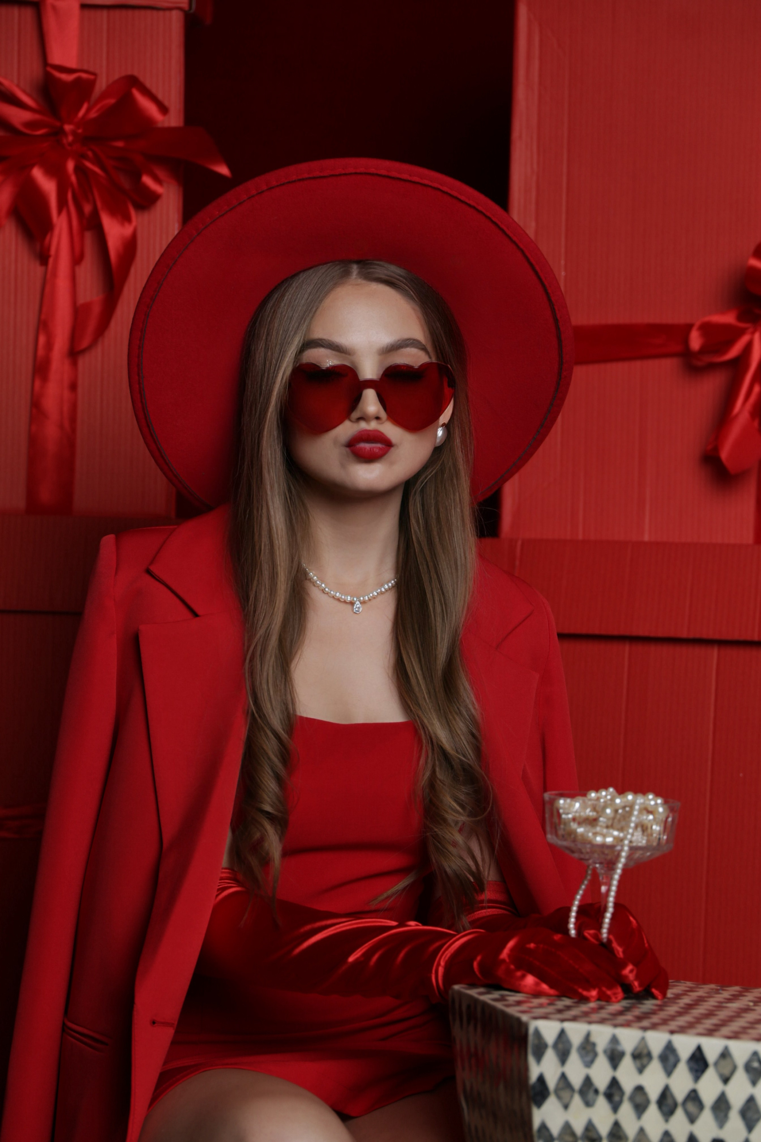 Dark Red. Студийные, прогулочные съемки. Москва