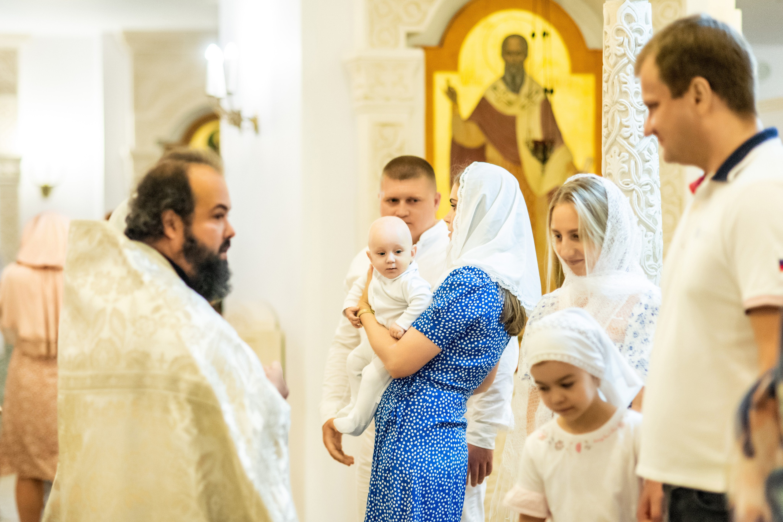 Крещении Ксении. Фотограф Юлия Попова