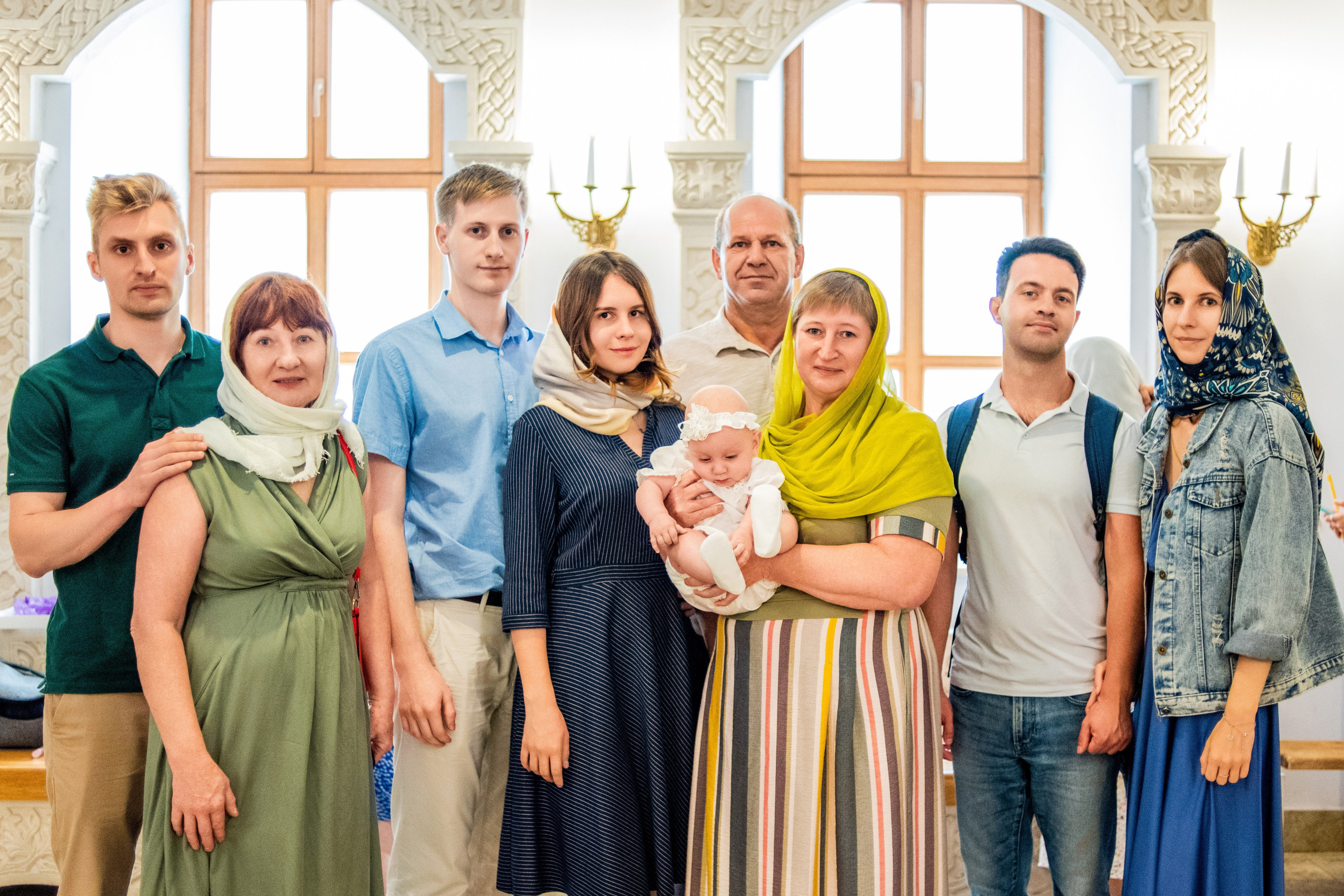 Крещении Ксении. Фотограф Юлия Попова