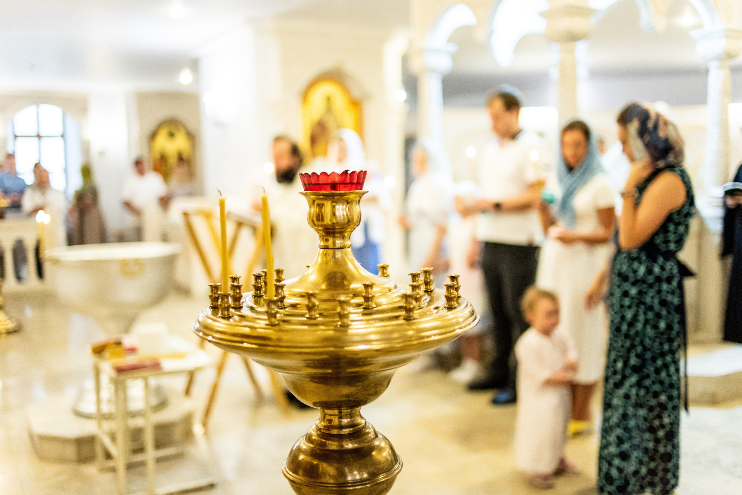 Крещении Ксении. Фотограф Юлия Попова