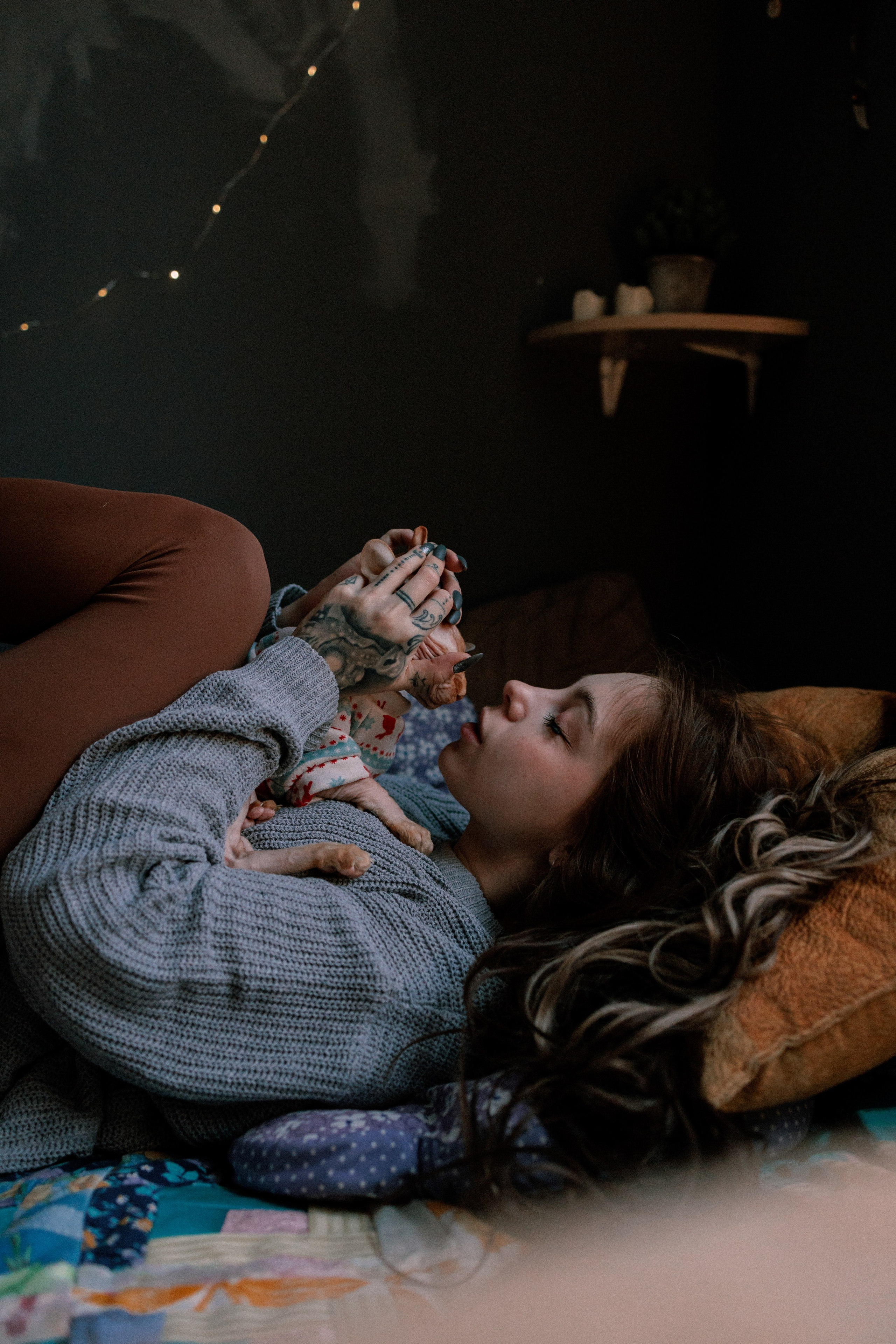 Алиса и котики. Фотограф в Санкт-Петербурге Алёна Губинская