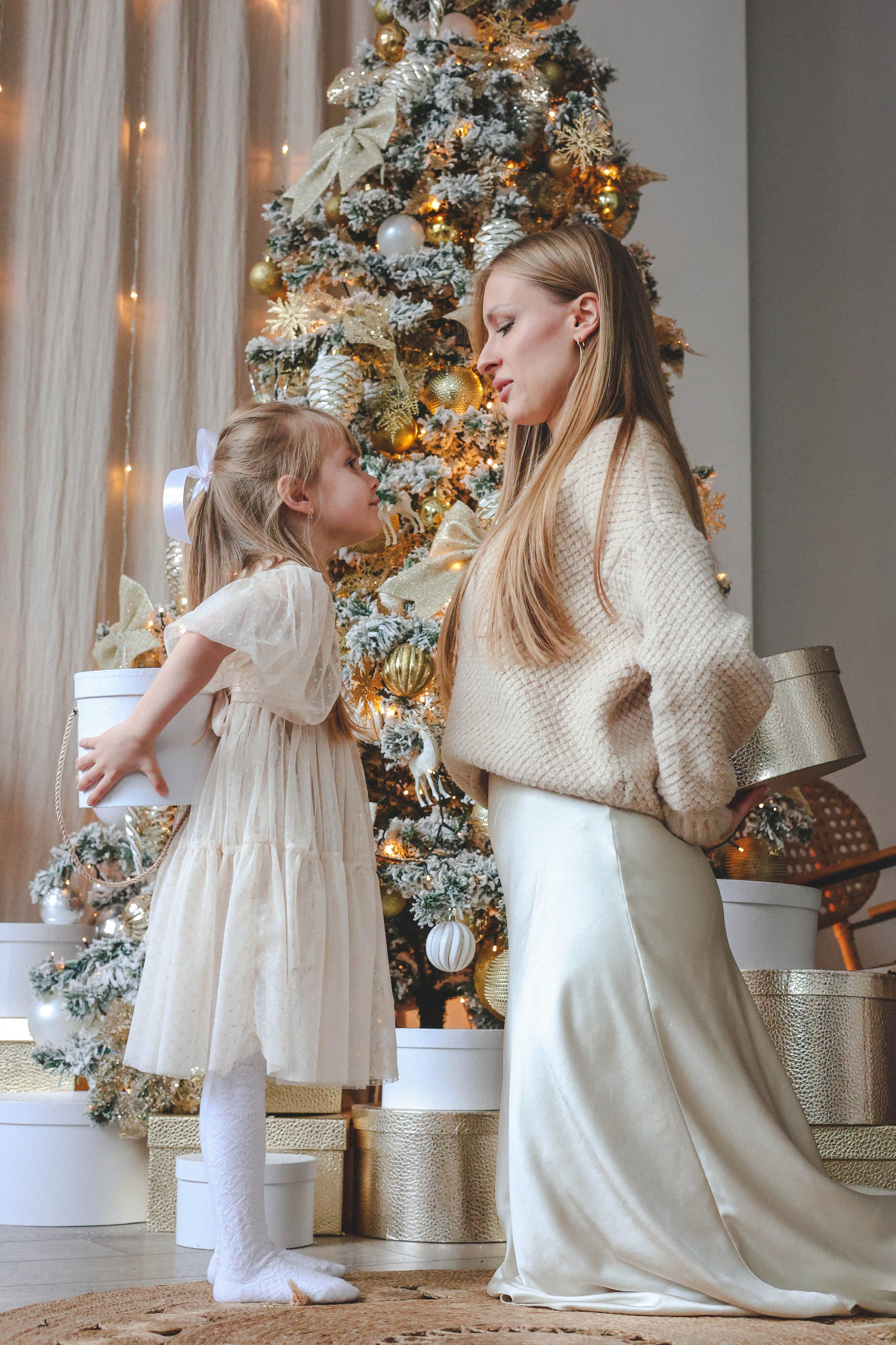 Новогодняя история «Кира и ее семья». Фотограф в Москве Анастасия Калинина