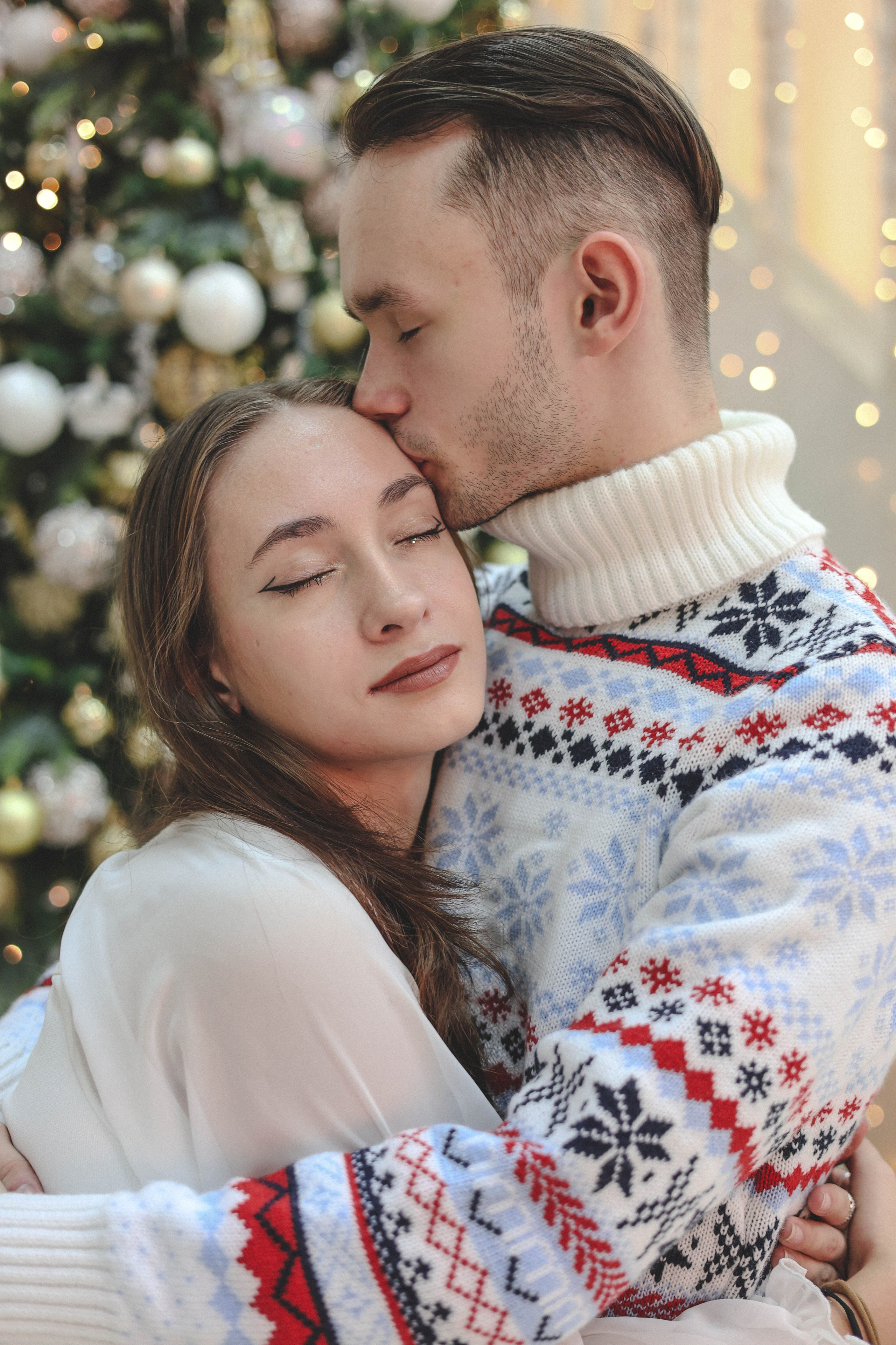 Новогодняя история «Ирина и ее семья». Фотограф в Москве Анастасия Калинина