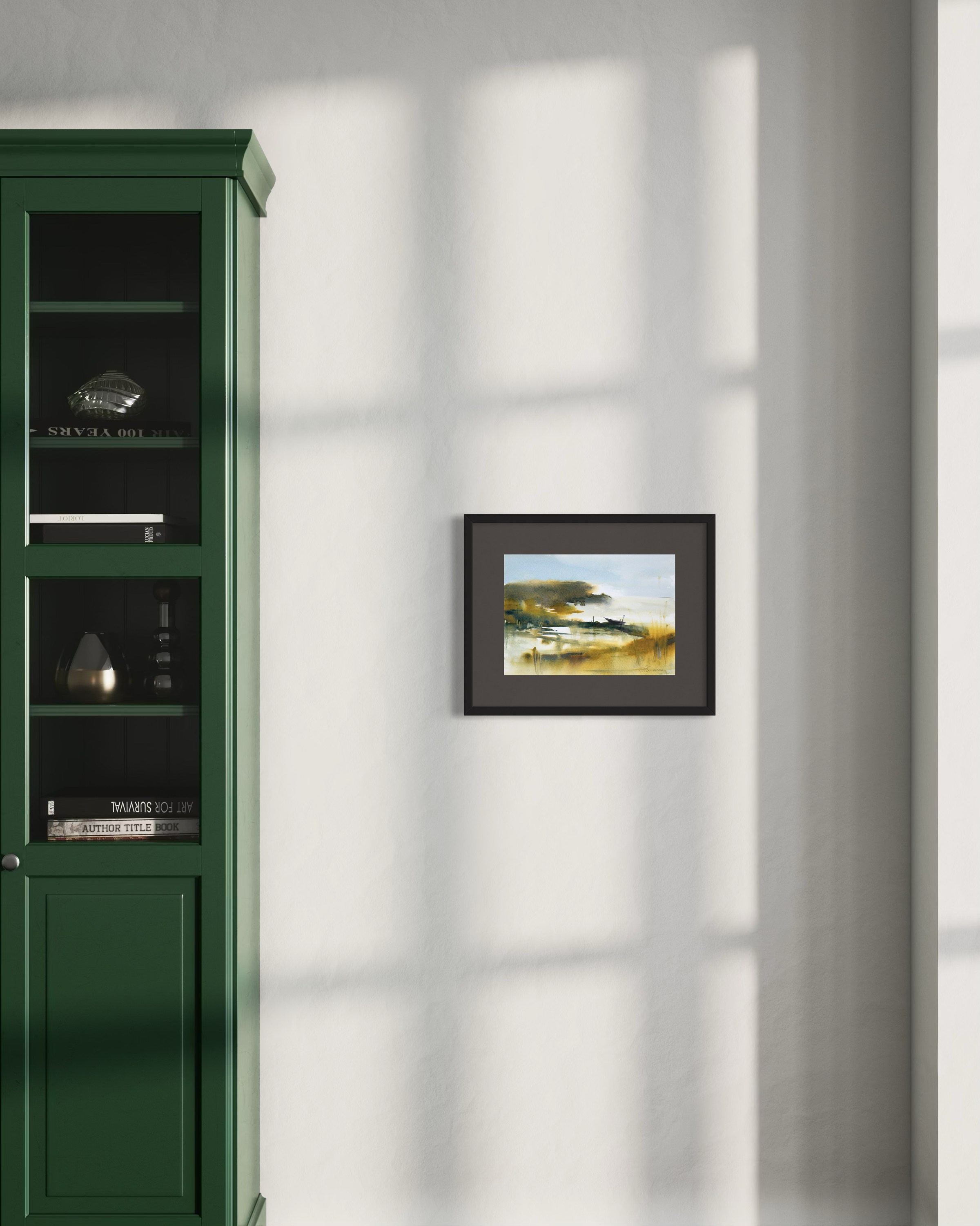 Пейзаж 1 серии ОРАНЖЕВЫЙ (24×34 см) 5 000 р. ГАЛЕРЕЯ