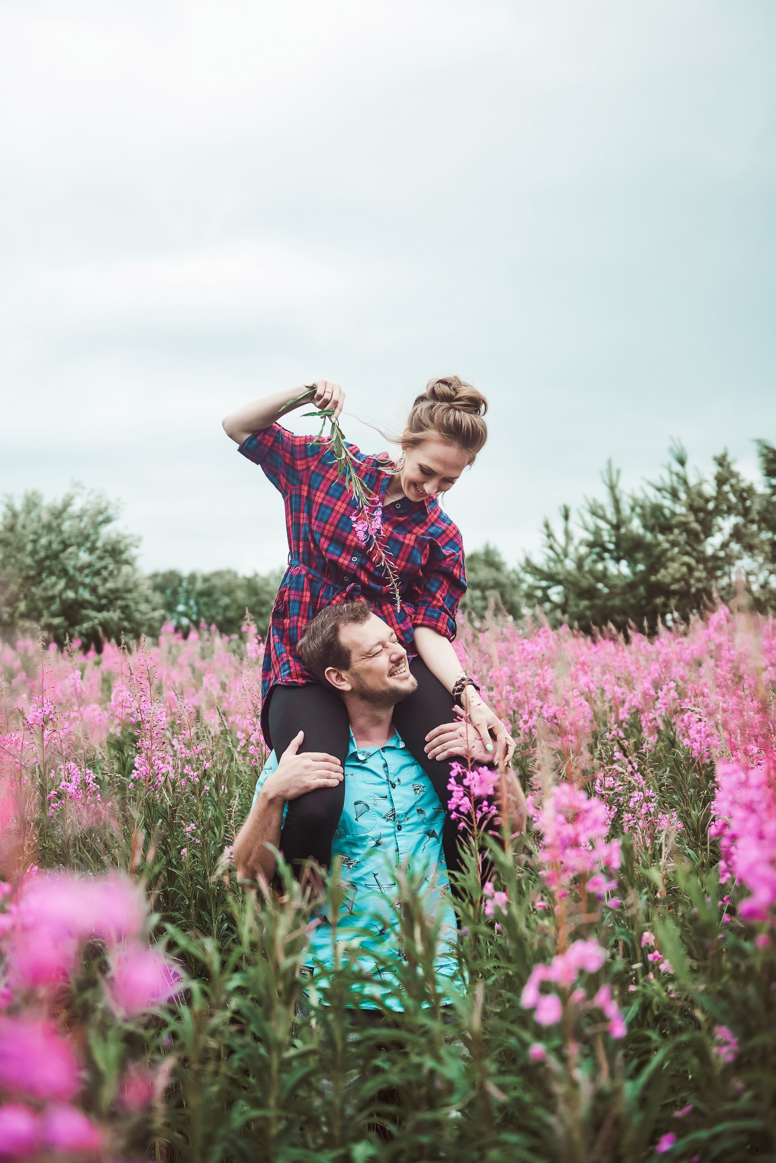 Александра и Вячеслав (фотосессия Love story на природе). Портретный, семейный и свадебный фотограф в Санкт-Петербурге и в Пушкине Ширяев Денис