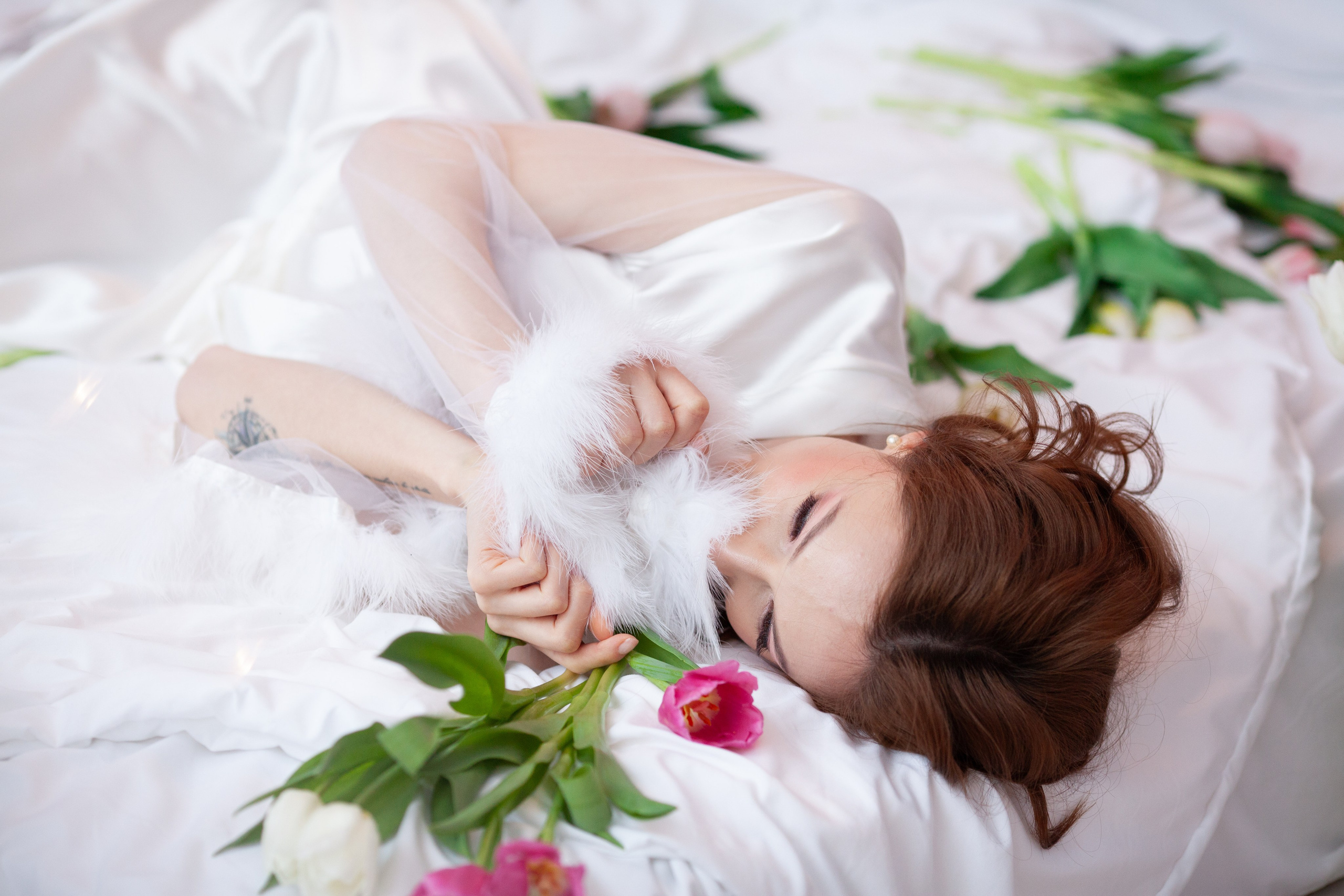 Весенняя фотосессия в студии. Фотограф Ставрополь Пятигорск Елизавета Дарина