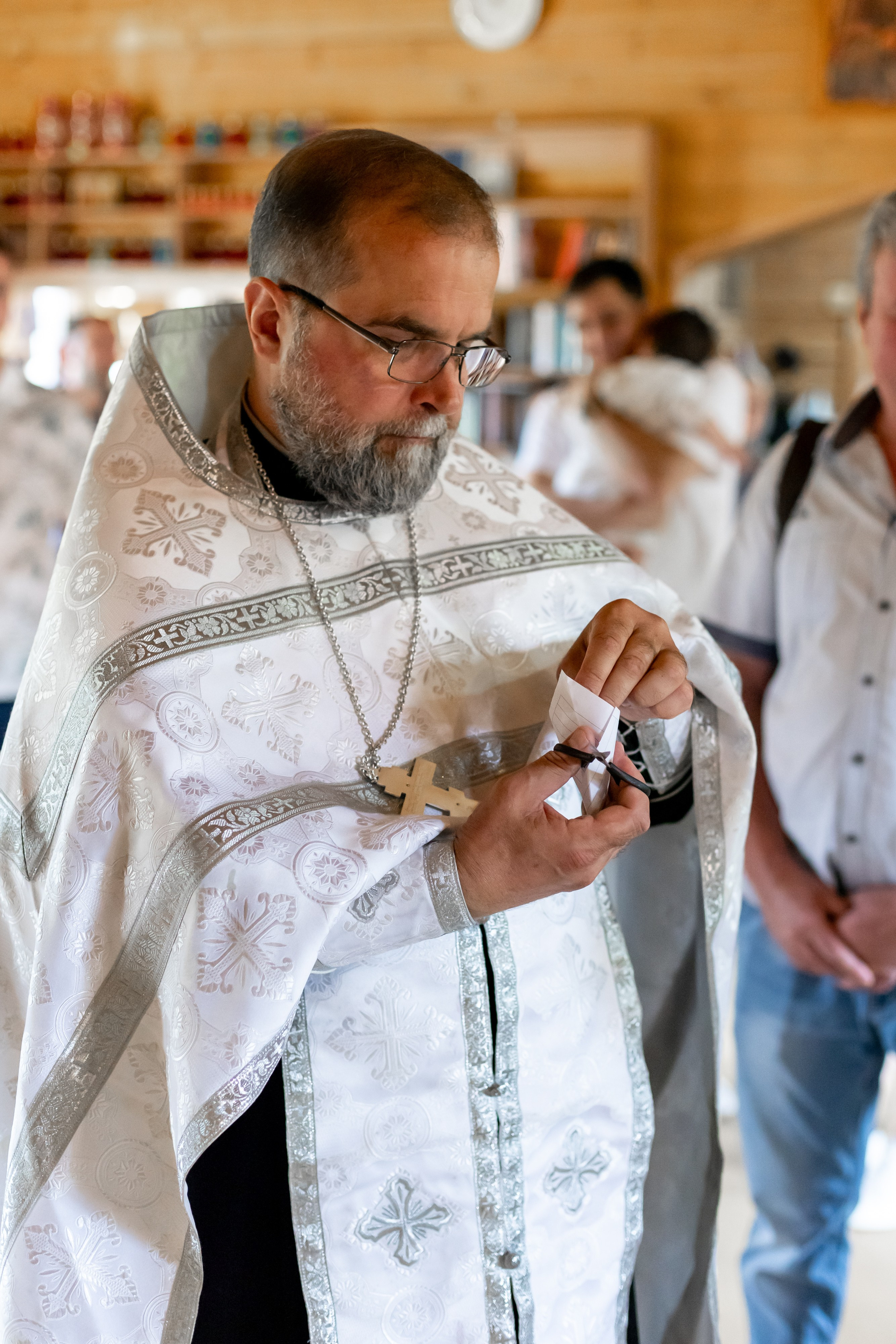 Таинство крещения Храм Святого страстотерпца Императора Николая Второго (г. Щелково). Фотограф Щелково/ Москва Татьяна Жучкова
