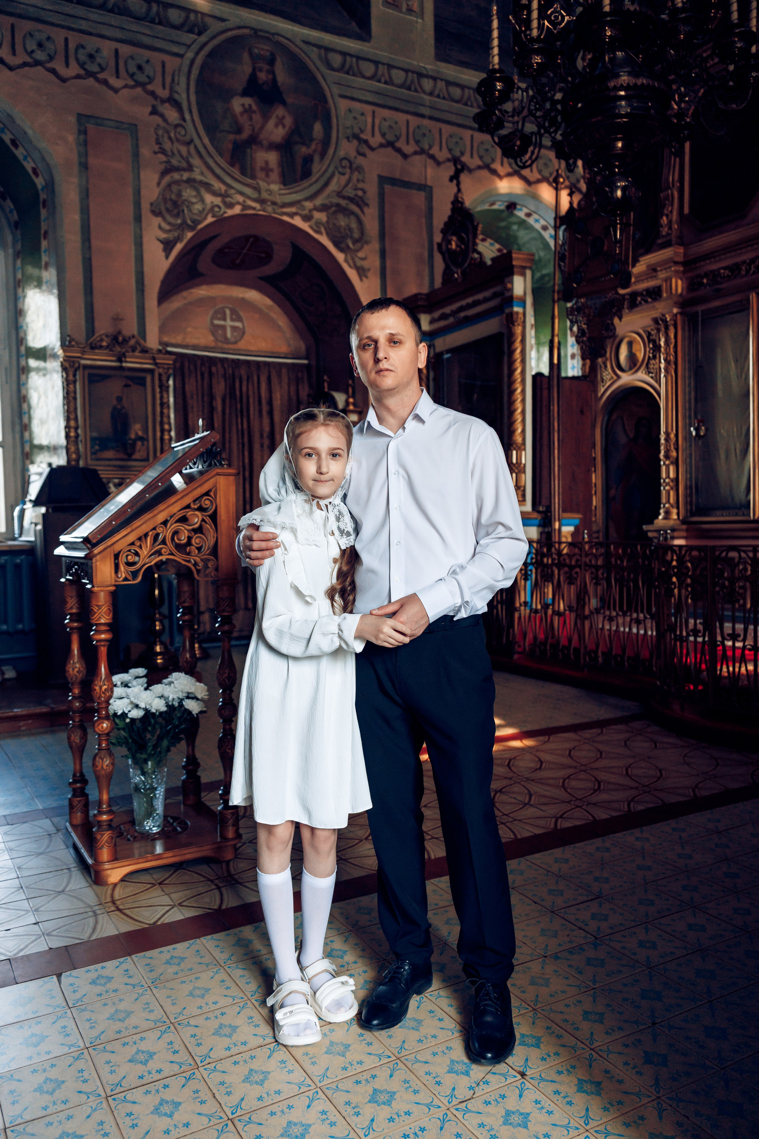 Крещение в Храме Николая чудотворца г. Домодедово. Профессиональный фотограф в Москве и Мо Мария Шантарёва