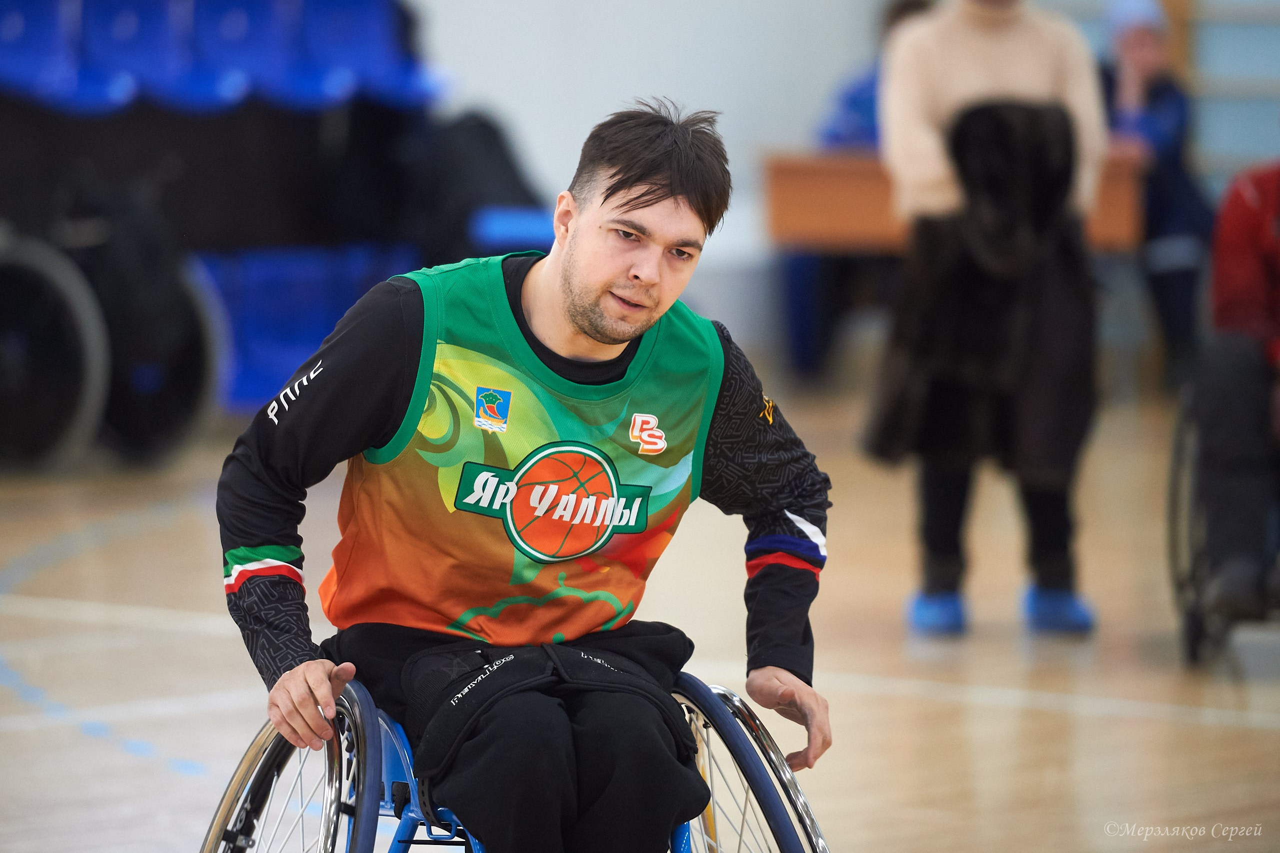 X традиционный Рождественский турнир по баскетболу на колясках. Ижевск. Спортивный репортажный фотограф в Ижевске Сергей Мерзляков