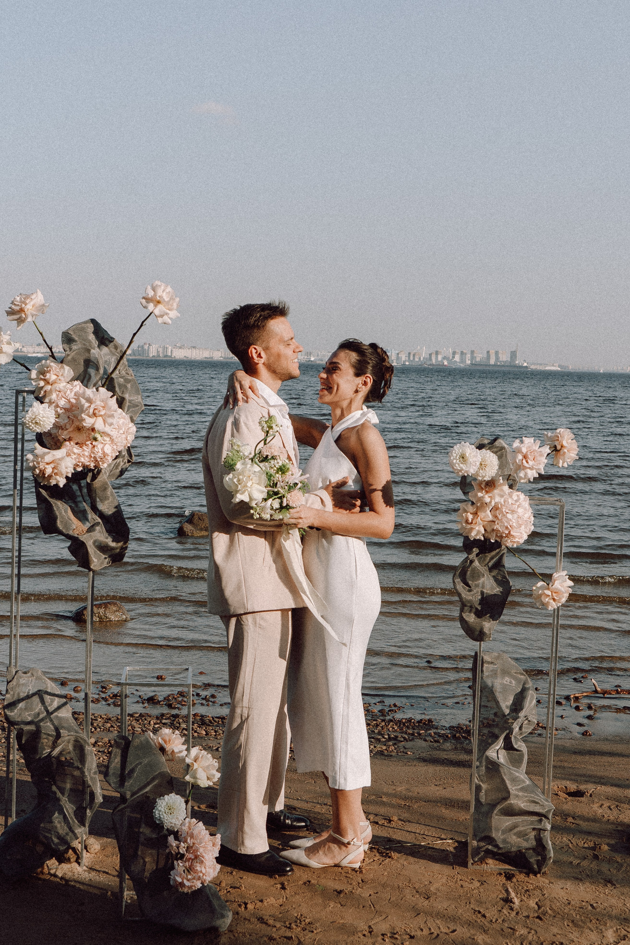 СВАДЕБНАЯ ФОТОСЕССИЯ ВЫЕЗДНОЙ ЦЕРЕМОНИИ (ФИНСКИЙ ЗАЛИВ). Профессиональный фотограф, Санкт-Петербург — Виктория Богомолова