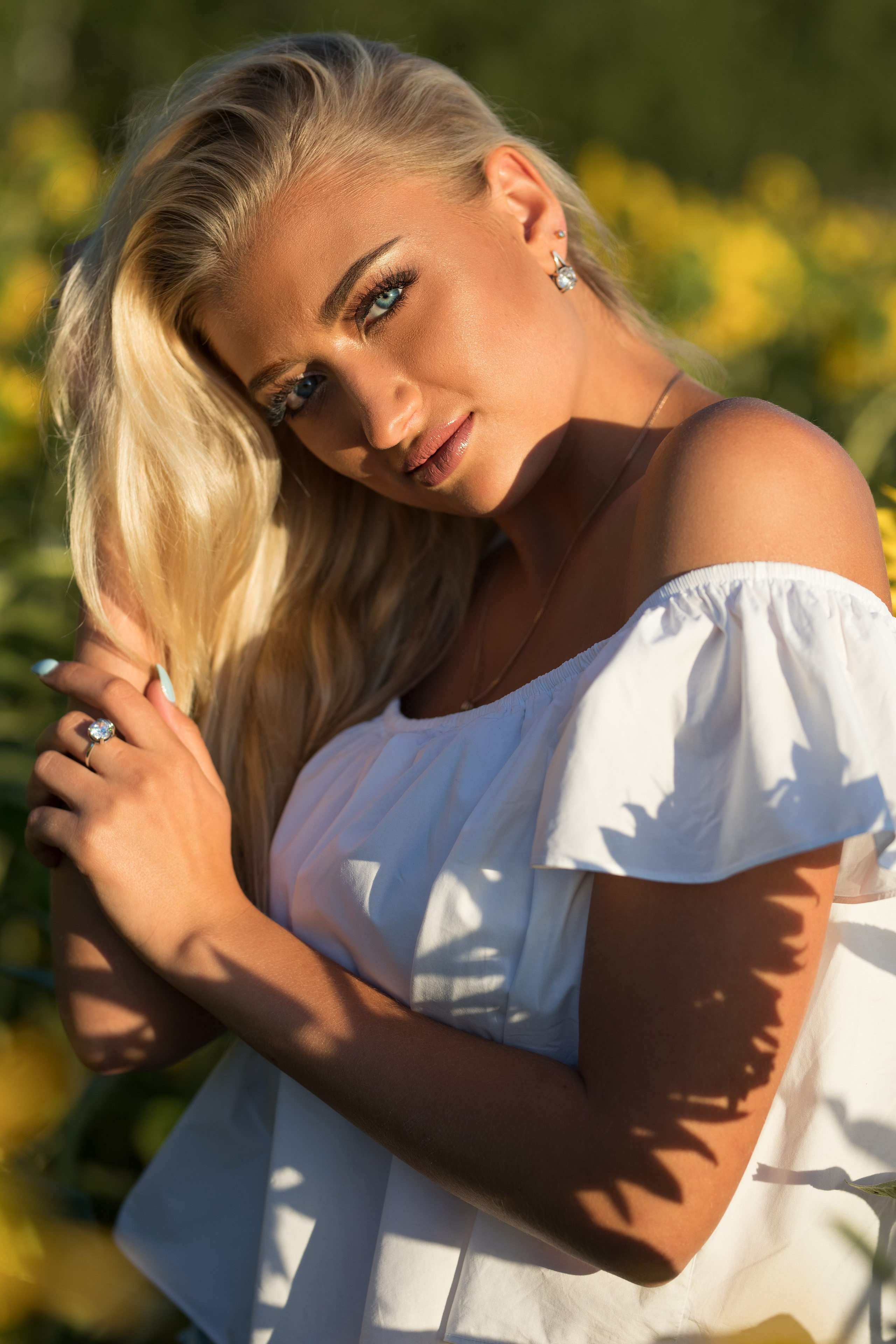 Фотосет в поле подсолнухов с Елизаветой для «себя»