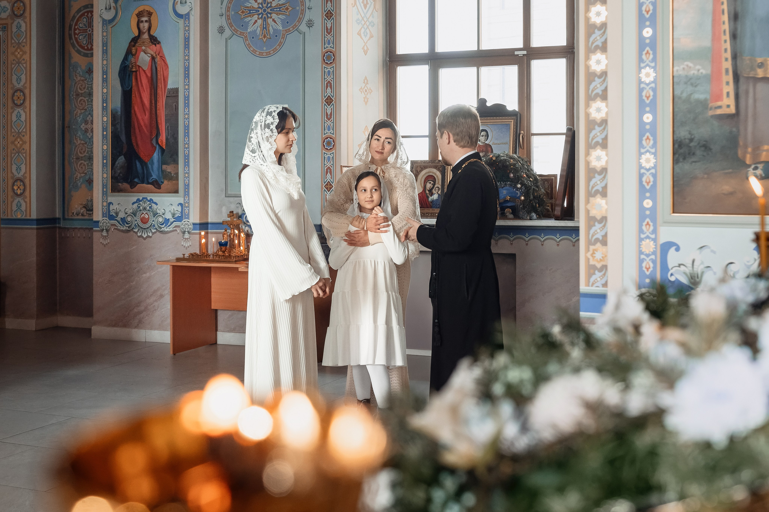 Венчание. Храм Введения во храм Пресвятой Богородицы. Церковный фотограф на Таинство Крещения и Венчания в Оренбурге и Оренбургской области Екатерина Белкина