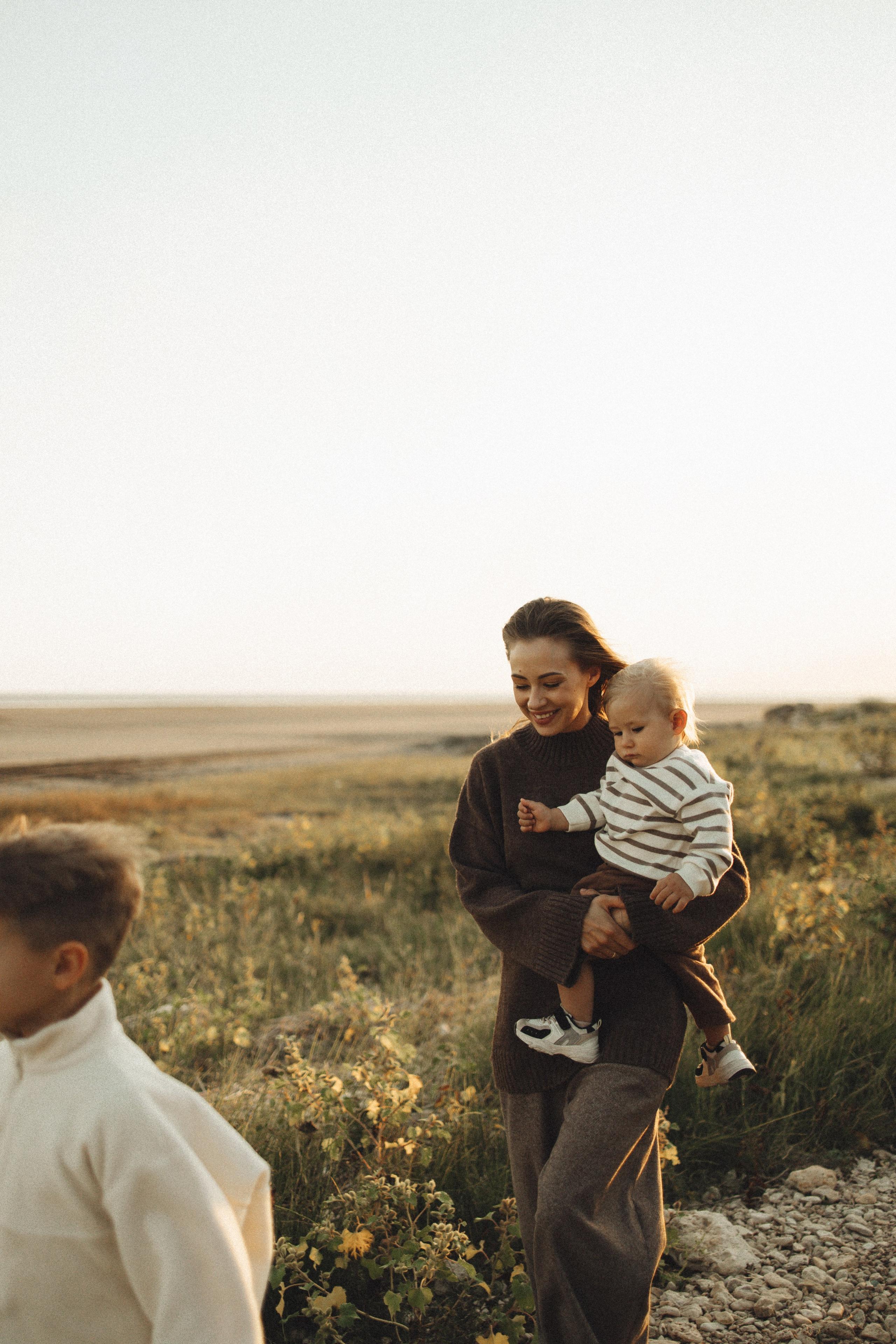 Семейная история, закат в Мержаново. Семейный и детский фотограф, таганрог, ростов-на-дону