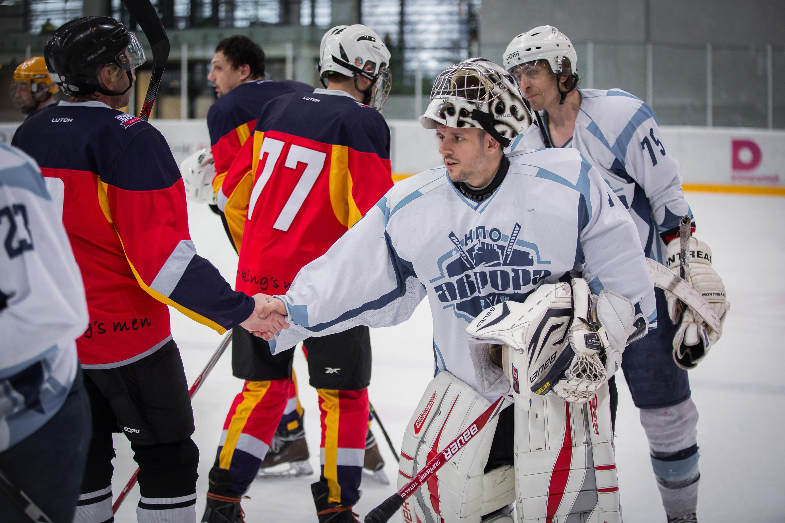 Хоккей для «Work&Sport». Снимаю съемки